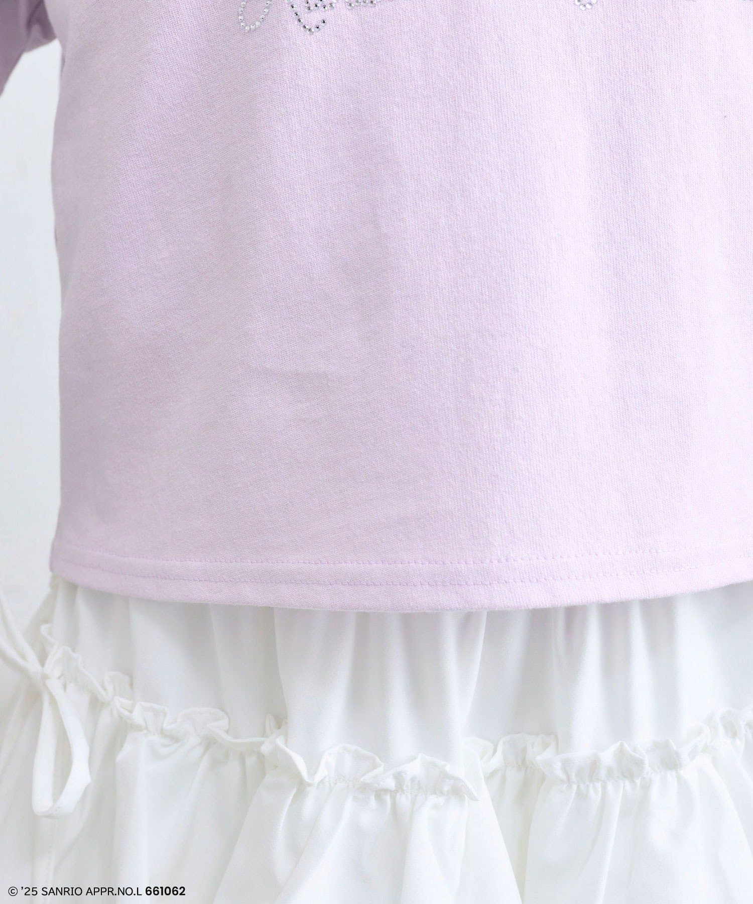 OLIVE des OLIVE(オリーブ デ オリーブ) メロクロキラキラTシャツ