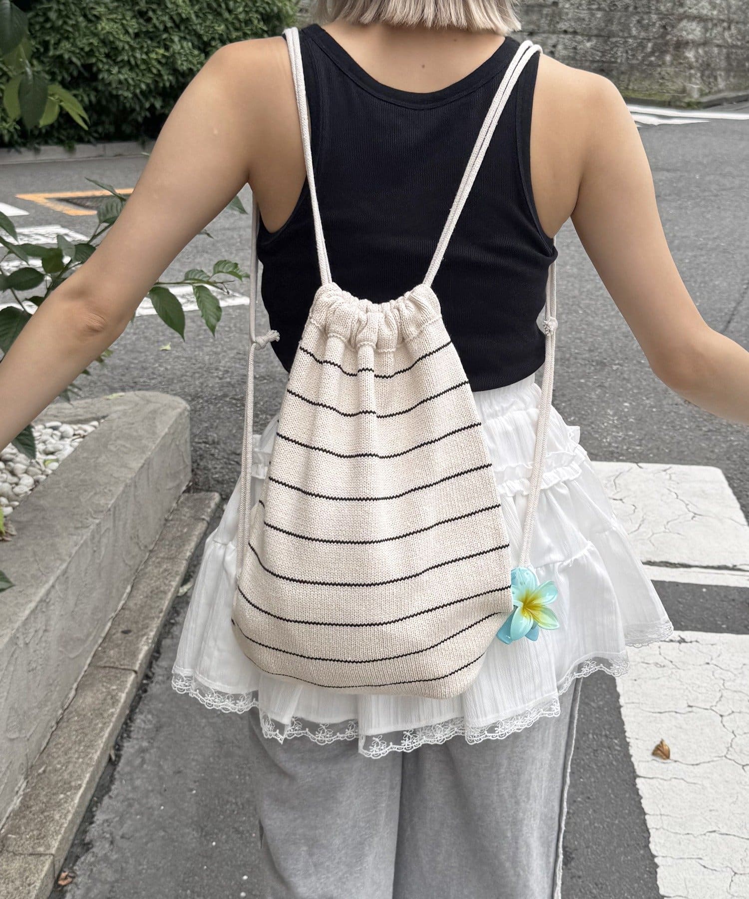 ボーダーナップサック | Lattice(ラティス)レディース | PAL CLOSET