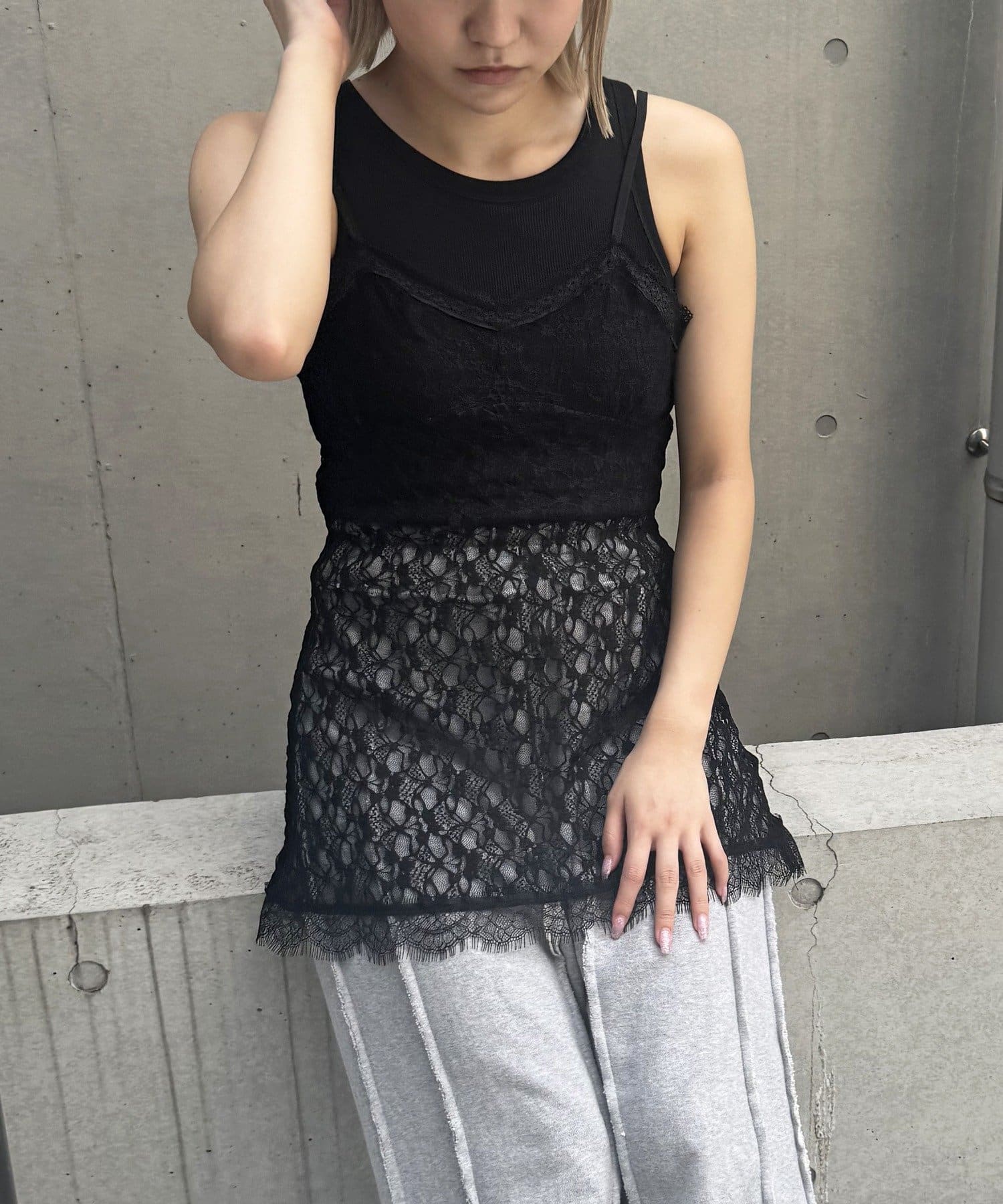 Lattice(ラティス) レースチュニック