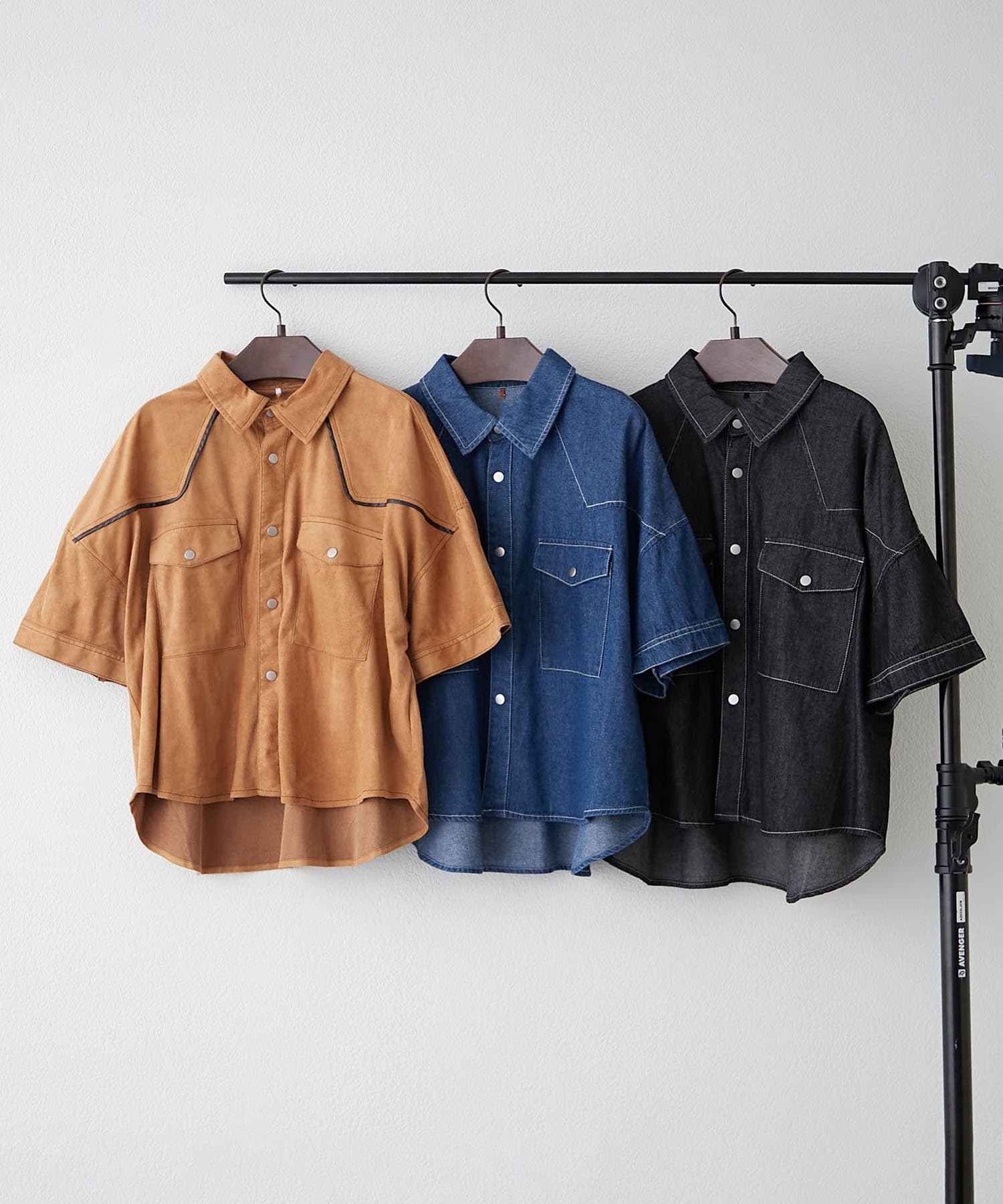 NICE CLAUP / OLIVE des OLIVE OUTLET(ナイスクラップ  / オリーブ デ オリーブ アウトレット) 【RMAF】アソートウエスタンBigシャツ