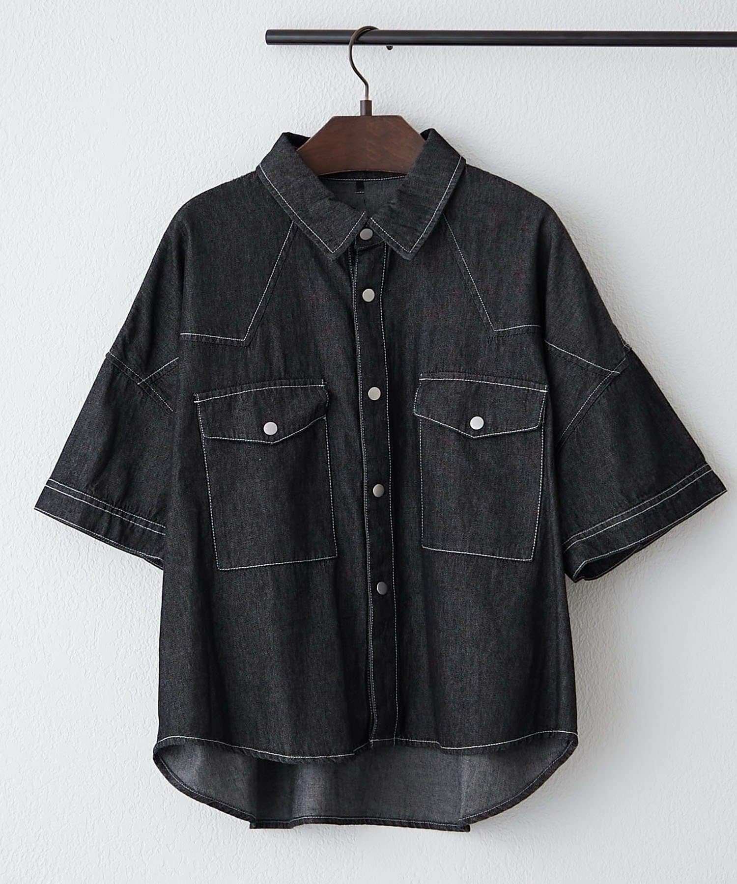 NICE CLAUP / OLIVE des OLIVE OUTLET(ナイスクラップ  / オリーブ デ オリーブ アウトレット) 【RMAF】アソートウエスタンBigシャツ