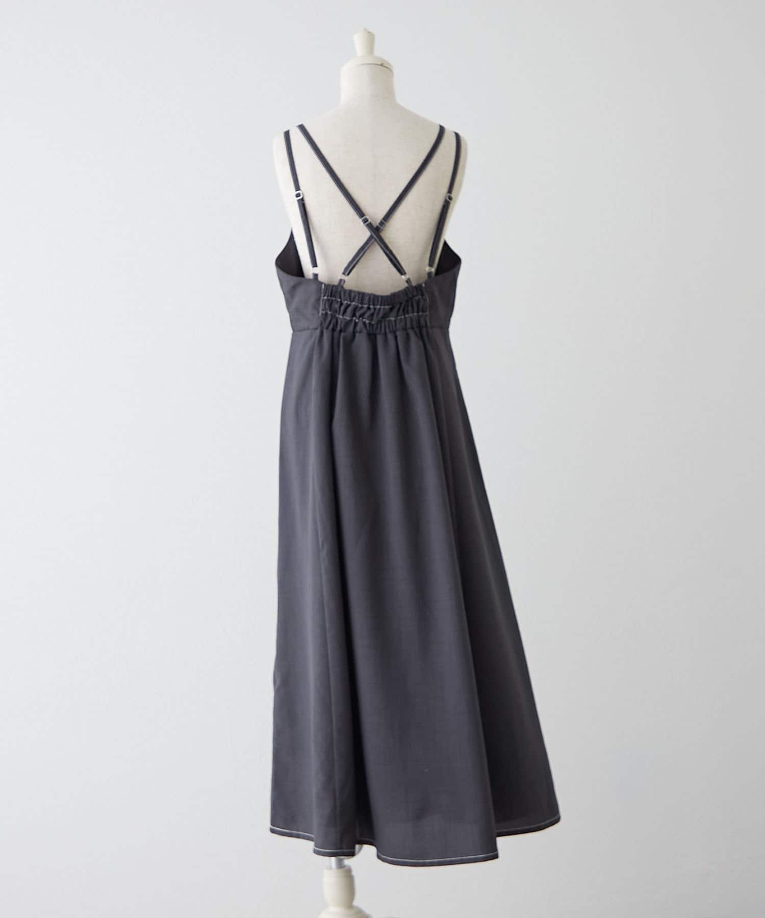NICE CLAUP / OLIVE des OLIVE OUTLET(ナイスクラップ  / オリーブ デ オリーブ アウトレット) 裾シャーリングJK+キャミOPSET