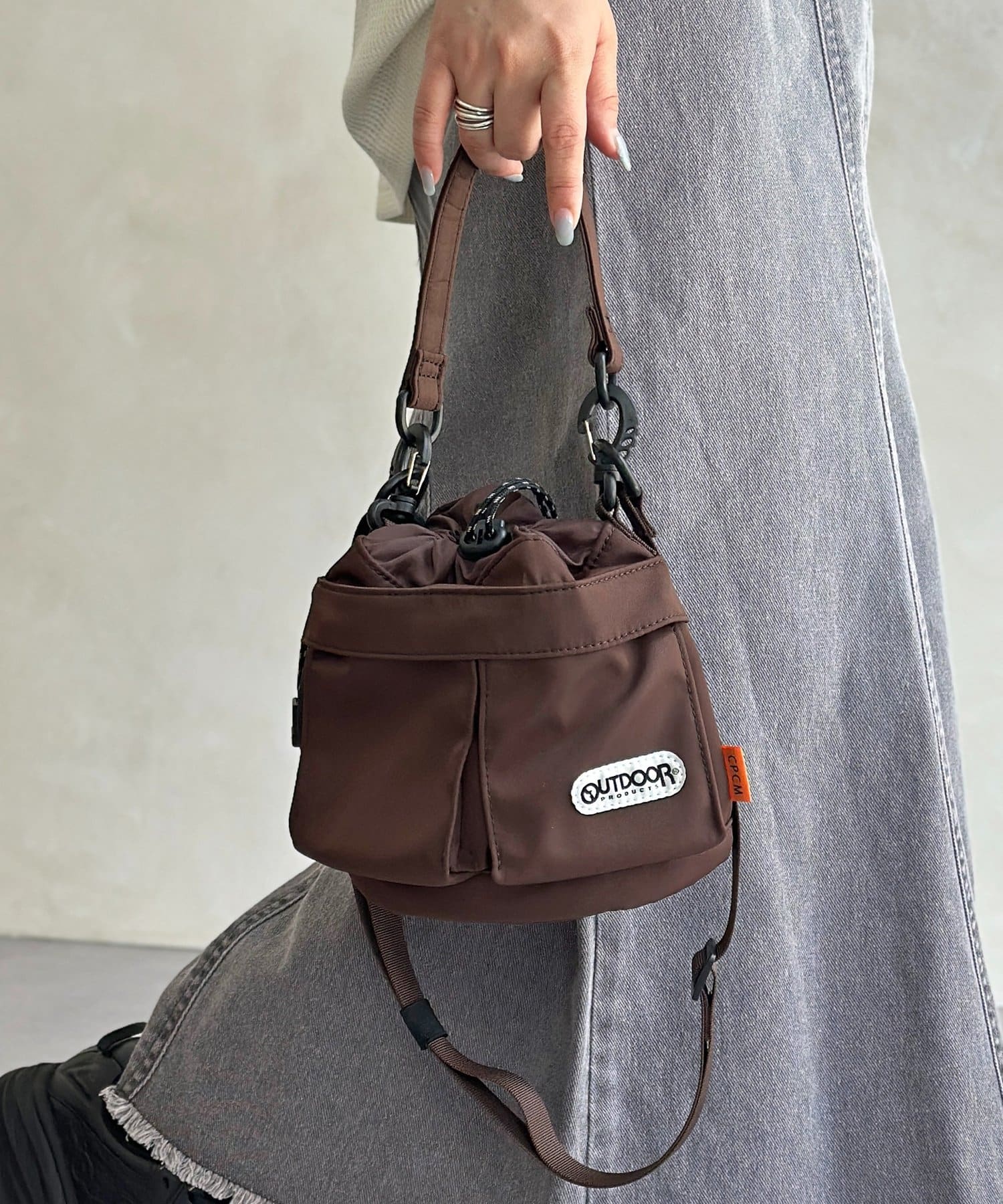 CPCM(シーピーシーエム) 【OUTDOOR PRODUCTS】巾着ミニショルダー
