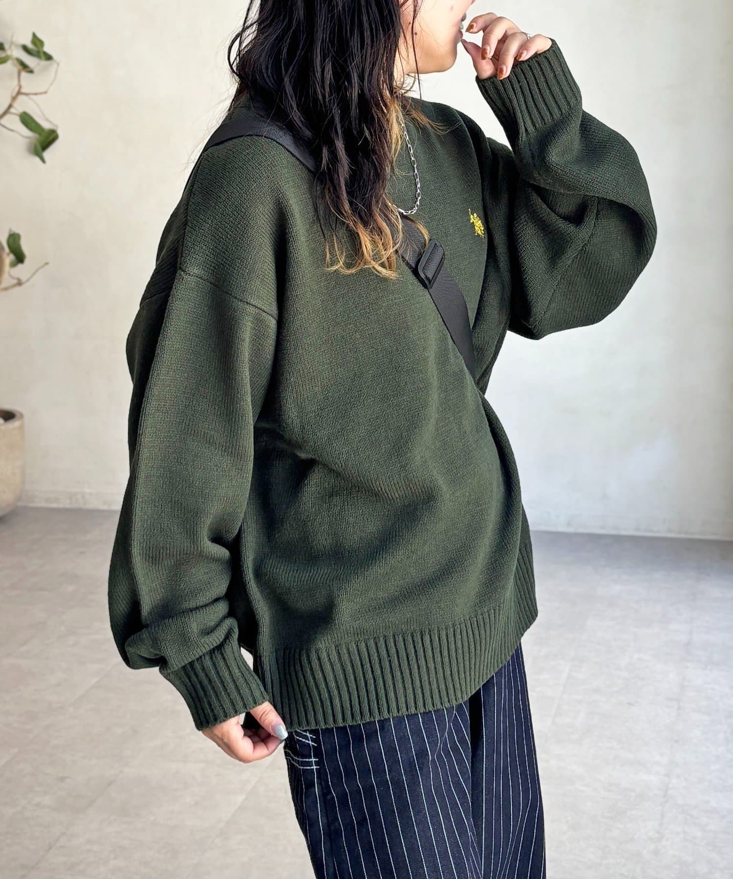 CPCM(シーピーシーエム) 【U.S. POLO ASSN.】クルーネックニット