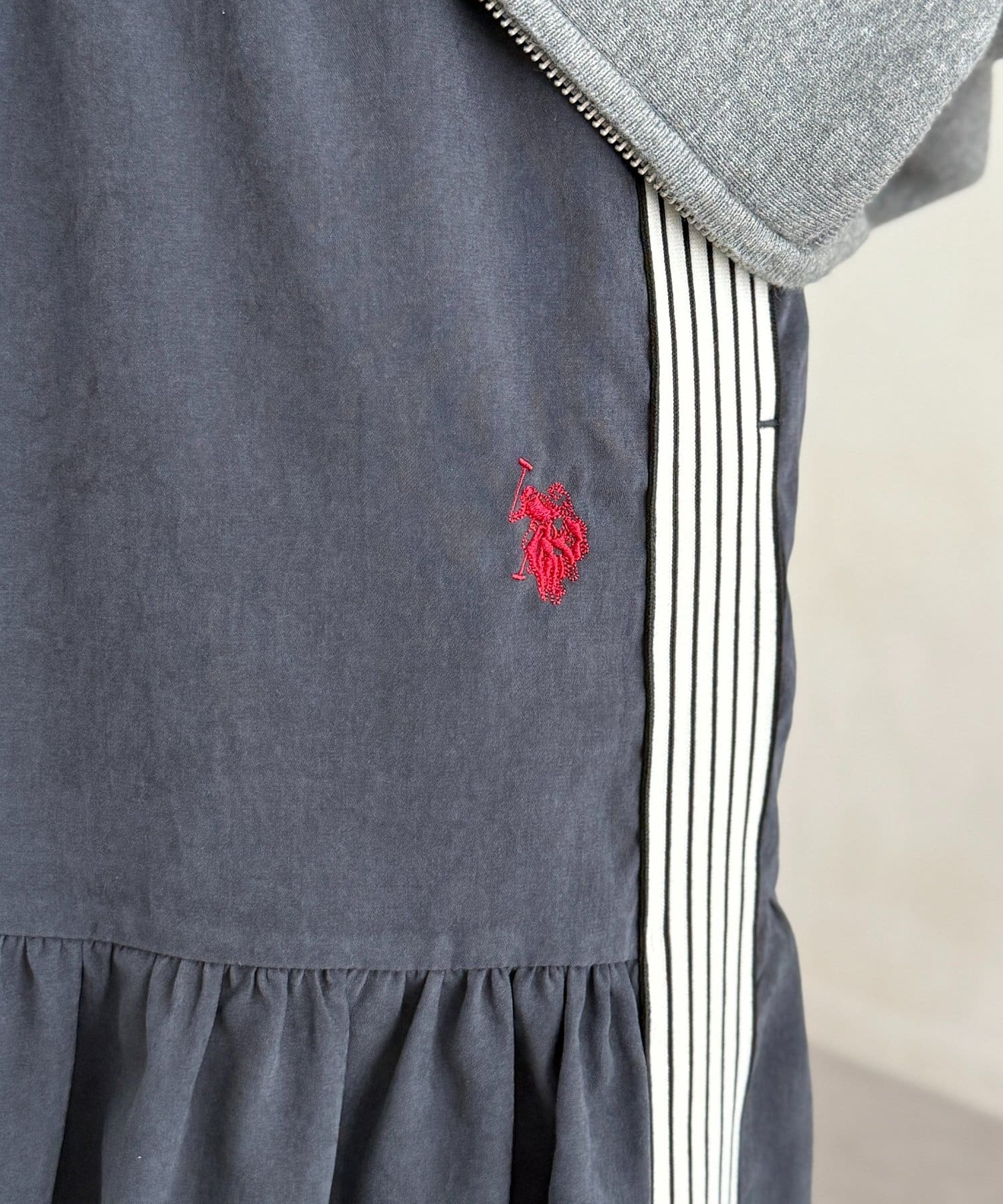 CPCM(シーピーシーエム) 【U.S. POLO ASSN. 】ティアードスカート