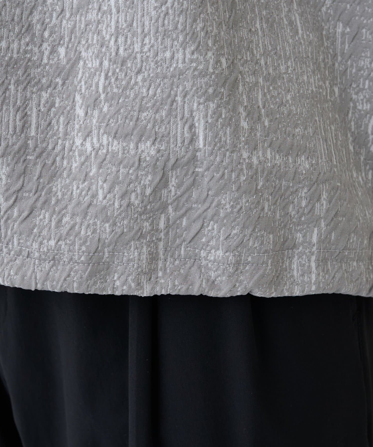 COLONY 2139(コロニー トゥーワンスリーナイン) ふくれジャガード半袖TEE