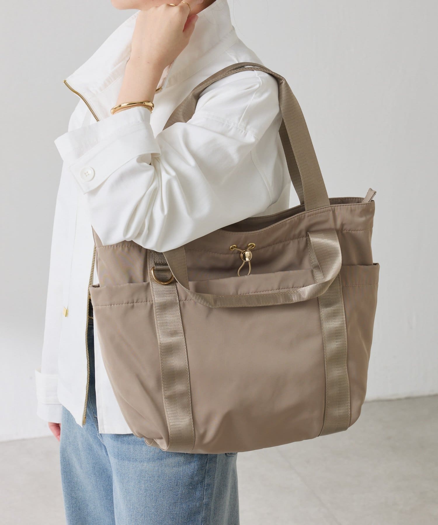 COLLAGE GALLARDAGALANTE(コラージュ ガリャルダガランテ) 【強撥水/キャリーオン】撥水10ポケットトートバッグ