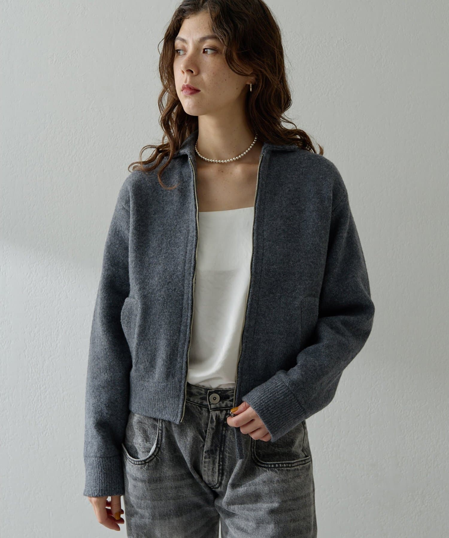 Whim Gazette ウィムガゼット POLAナカワタシャツブルゾン コート ナカワタシャツブルゾン | Whim Gazette(ウィム ガゼット