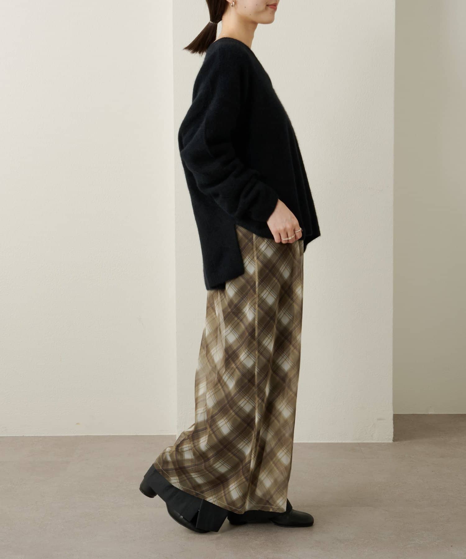 Omekashi(オメカシ) ファーウールVプルオーバー