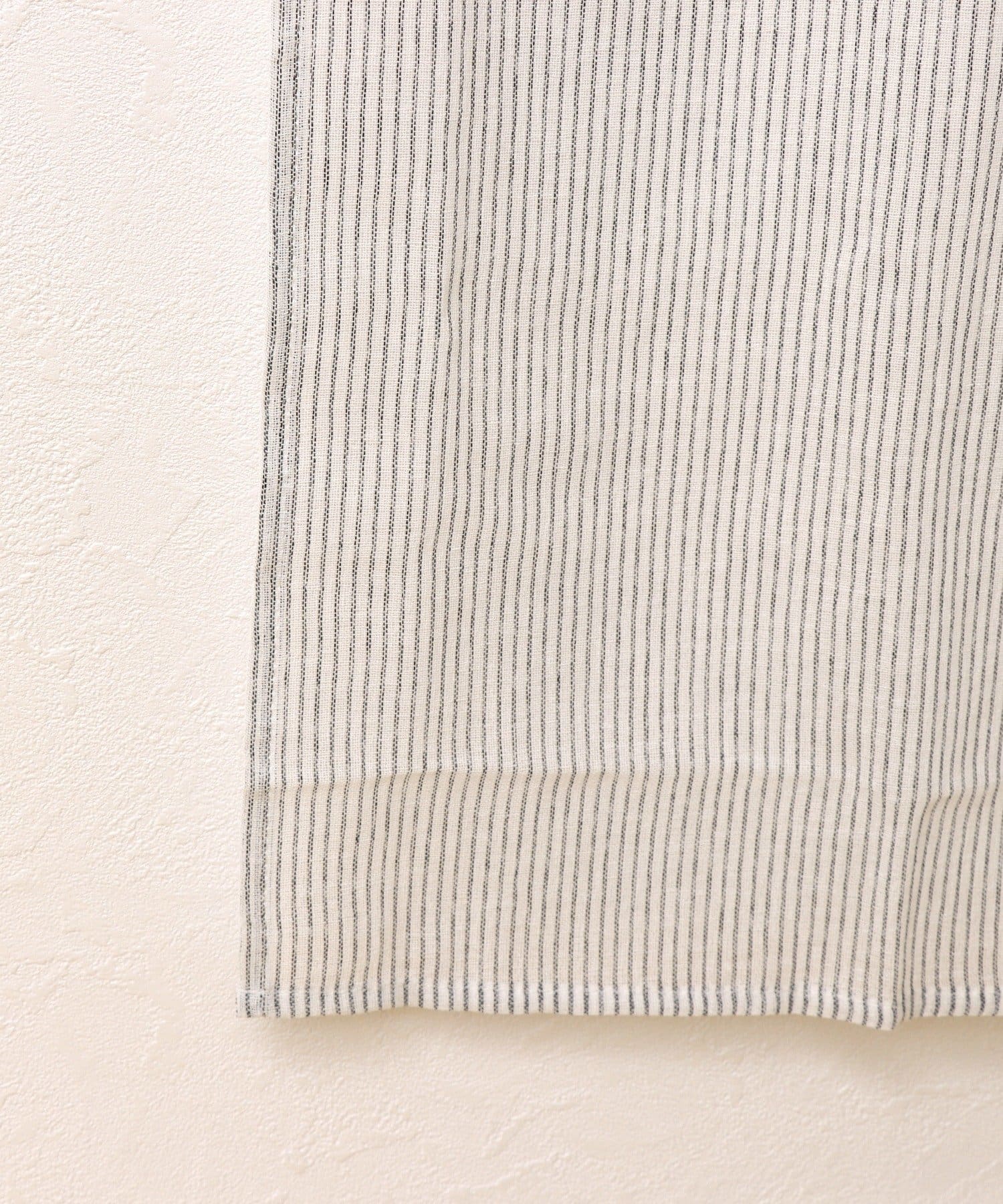 3COINS(スリーコインズ) ピンストライプスタイルカーテン：180×100cm