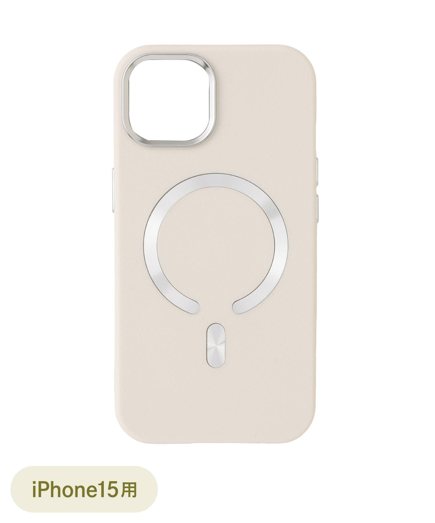 3COINS(スリーコインズ) マグネット対応スマホケース：iPhone15用