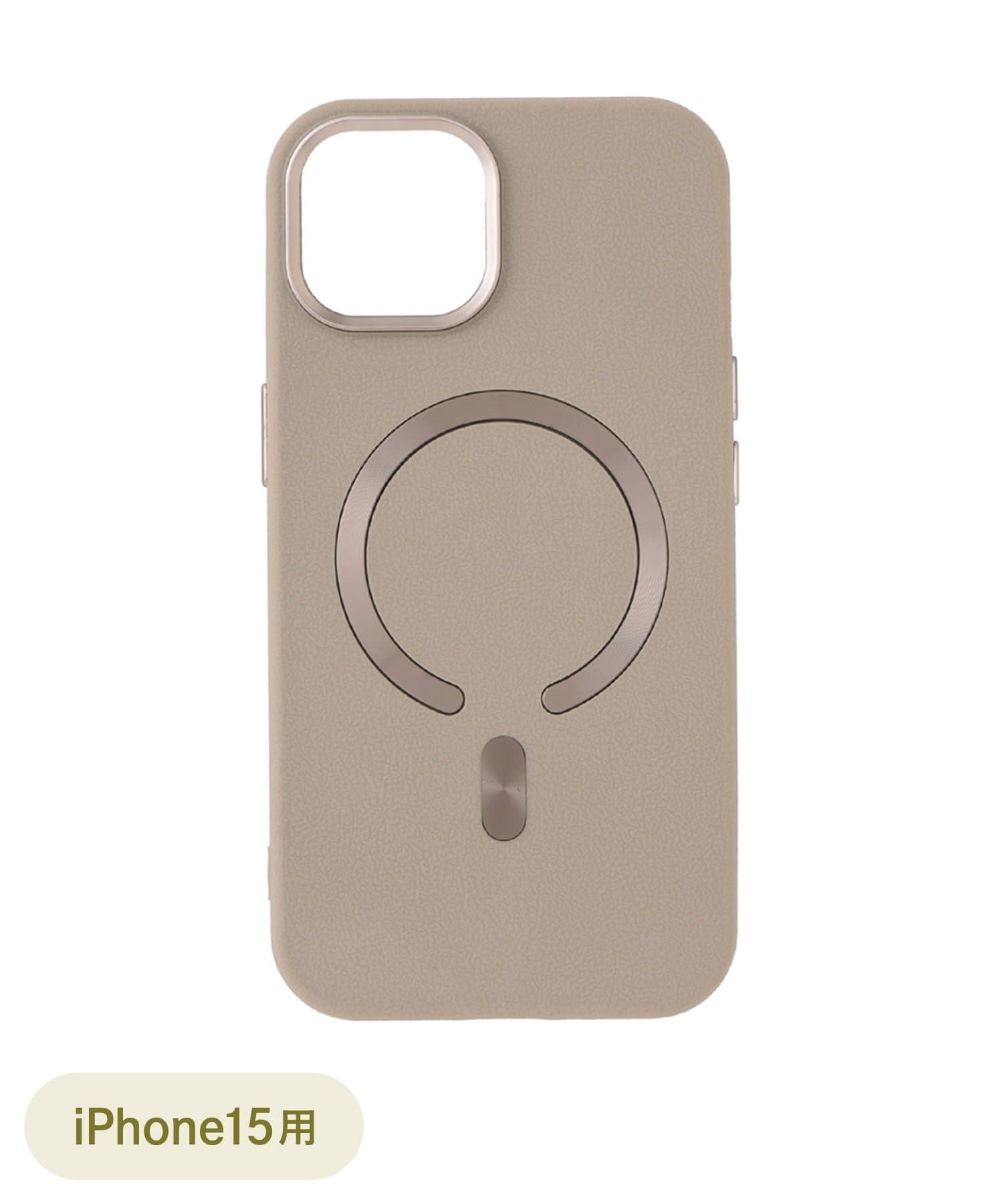 3COINS(スリーコインズ) マグネット対応スマホケース：iPhone15用