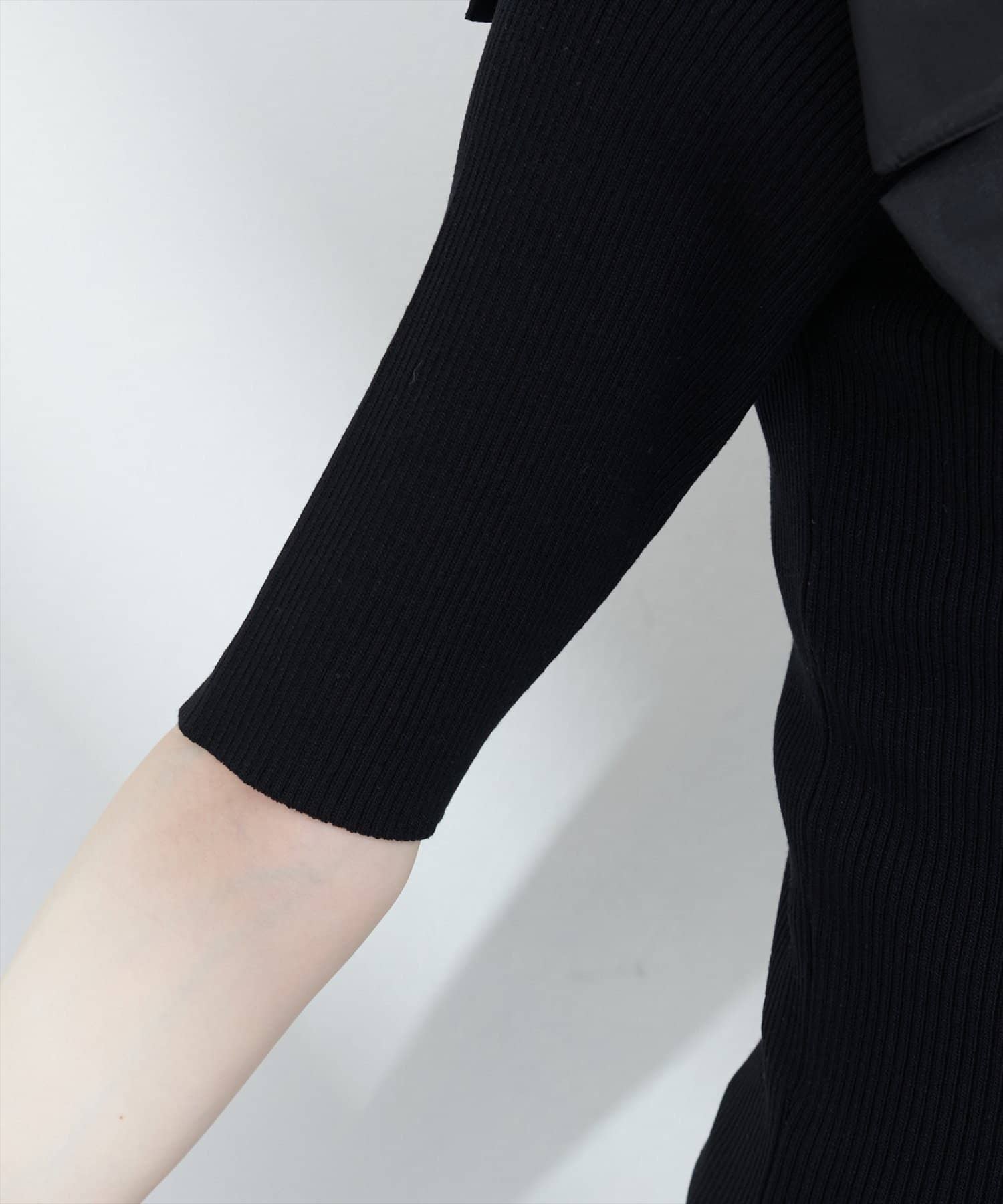 NICE CLAUP / OLIVE des OLIVE OUTLET(ナイスクラップ  / オリーブ デ オリーブ アウトレット) 【natural couture】リボン×リボンリブニット