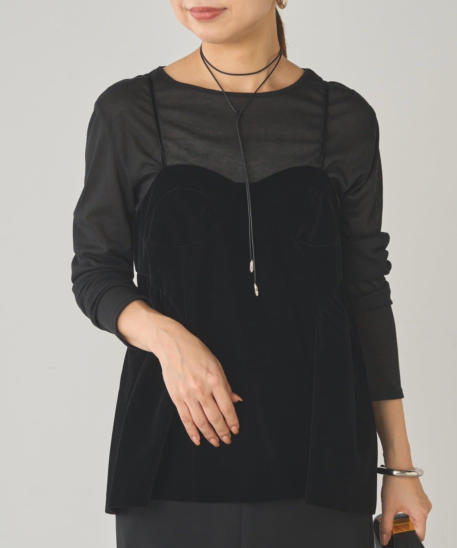 Loungedress(ラウンジドレス)コットンキャミブラウス LOUNGEDRESS（ラウンジドレス）の「コットンキャミブラウス