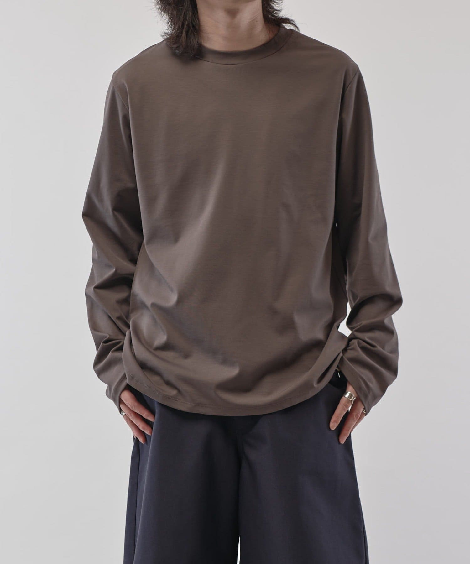 Lui's(ルイス) シャインベーシック ロングスリーブTシャツ（ロンT）