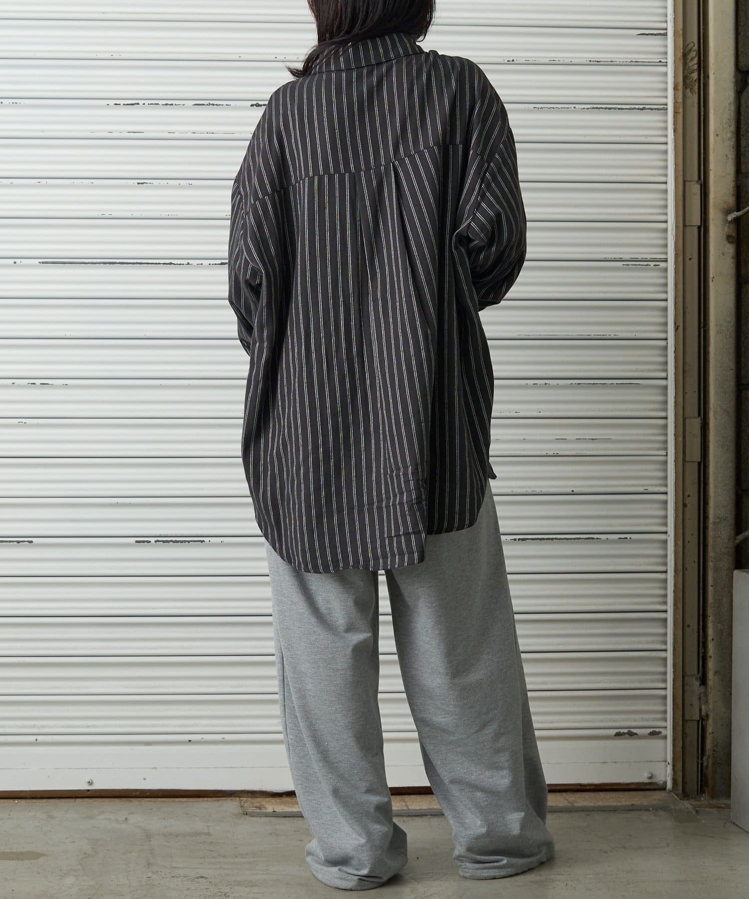 -goocy-(グーシー) ストライプBIGシャツ