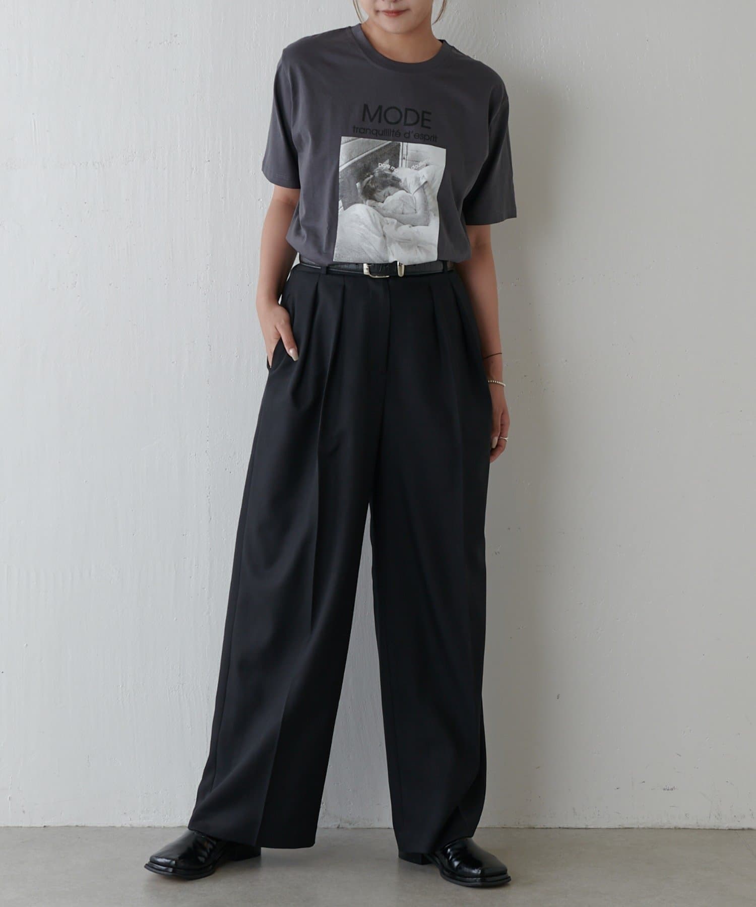 Lui's(ルイス) シルケットフォトT sleepy