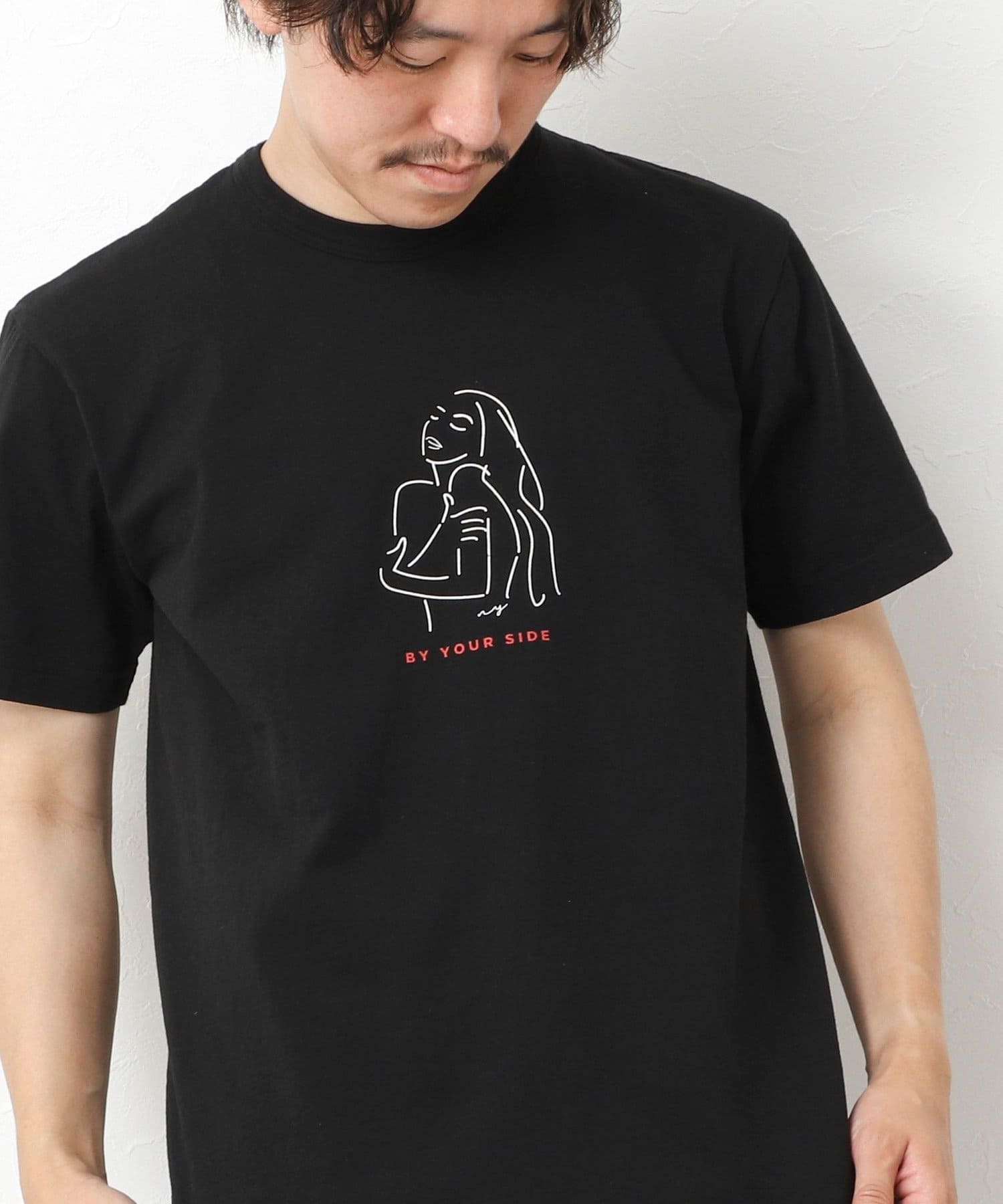 NOLLEY'S(ノーリーズ) 【STONEWOLD】BY YOUR SIDE プリントTシャツ