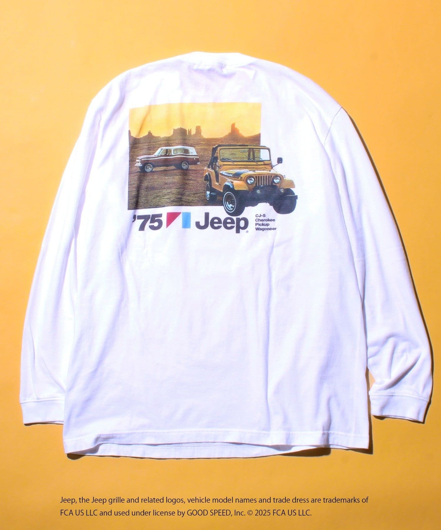 FREDY & GLOSTER(フレディ アンド グロスター) 【GOOD ROCK SPEED】Jeep®バックプリントロングスリーブTシャツ