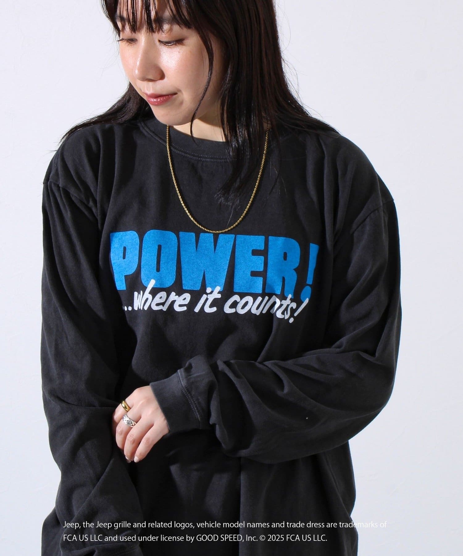 FREDY & GLOSTER(フレディ アンド グロスター) 【GOOD ROCK SPEED】Jeep®バックプリントロングスリーブTシャツ