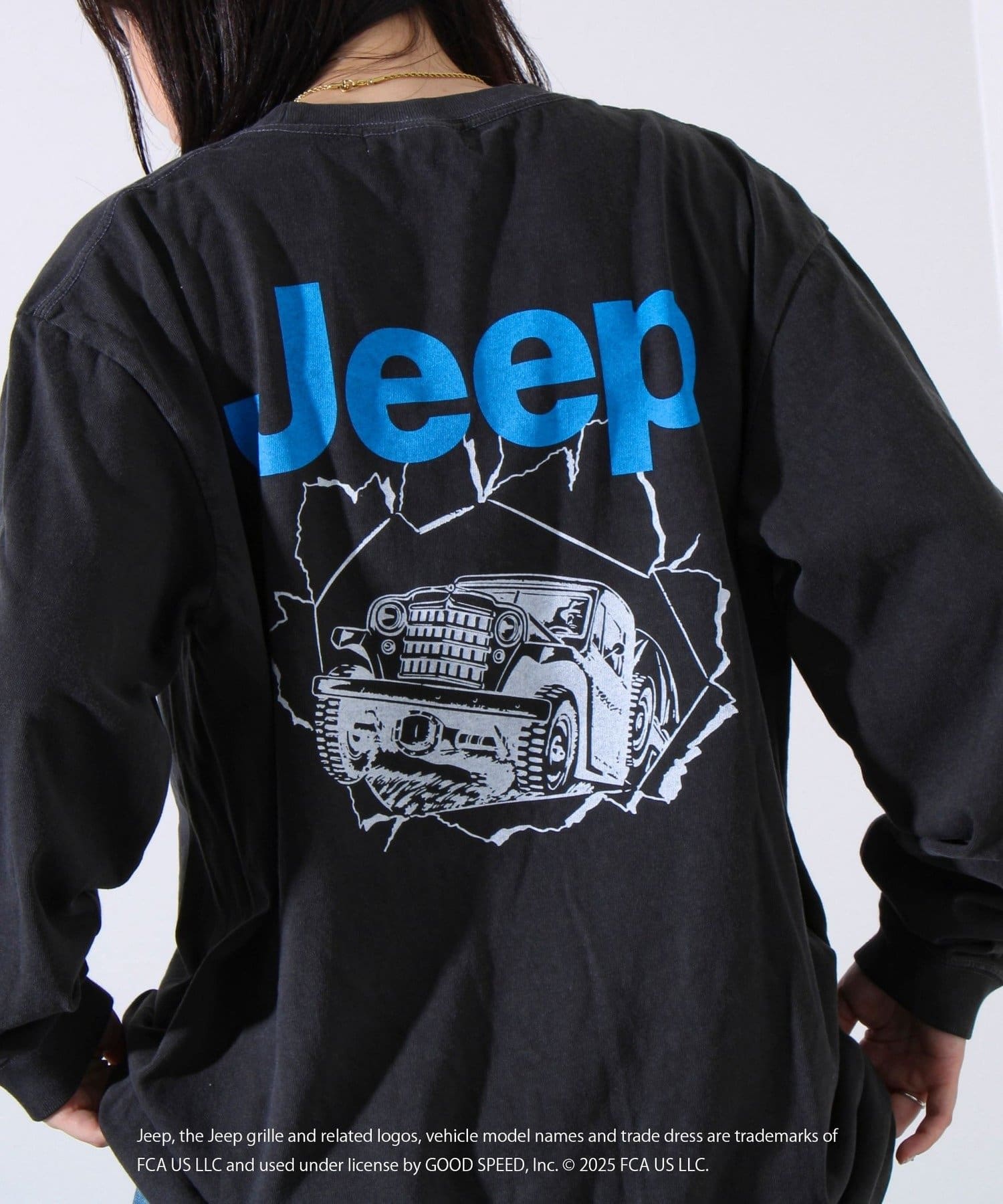 FREDY & GLOSTER(フレディ アンド グロスター) 【GOOD ROCK SPEED】Jeep®バックプリントロングスリーブTシャツ