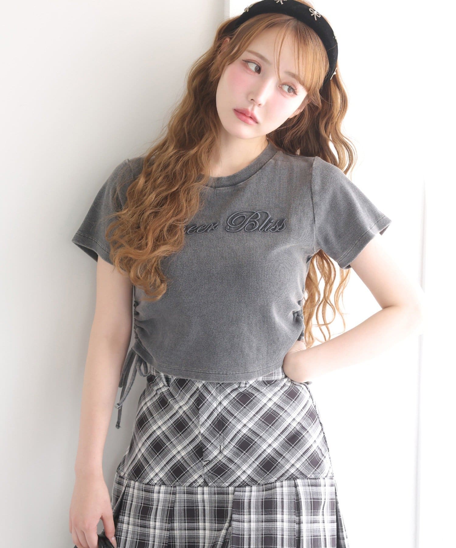 one after another NICE CLAUP(ワンアフターアナザー ナイスクラップ) ドロストTシャツ