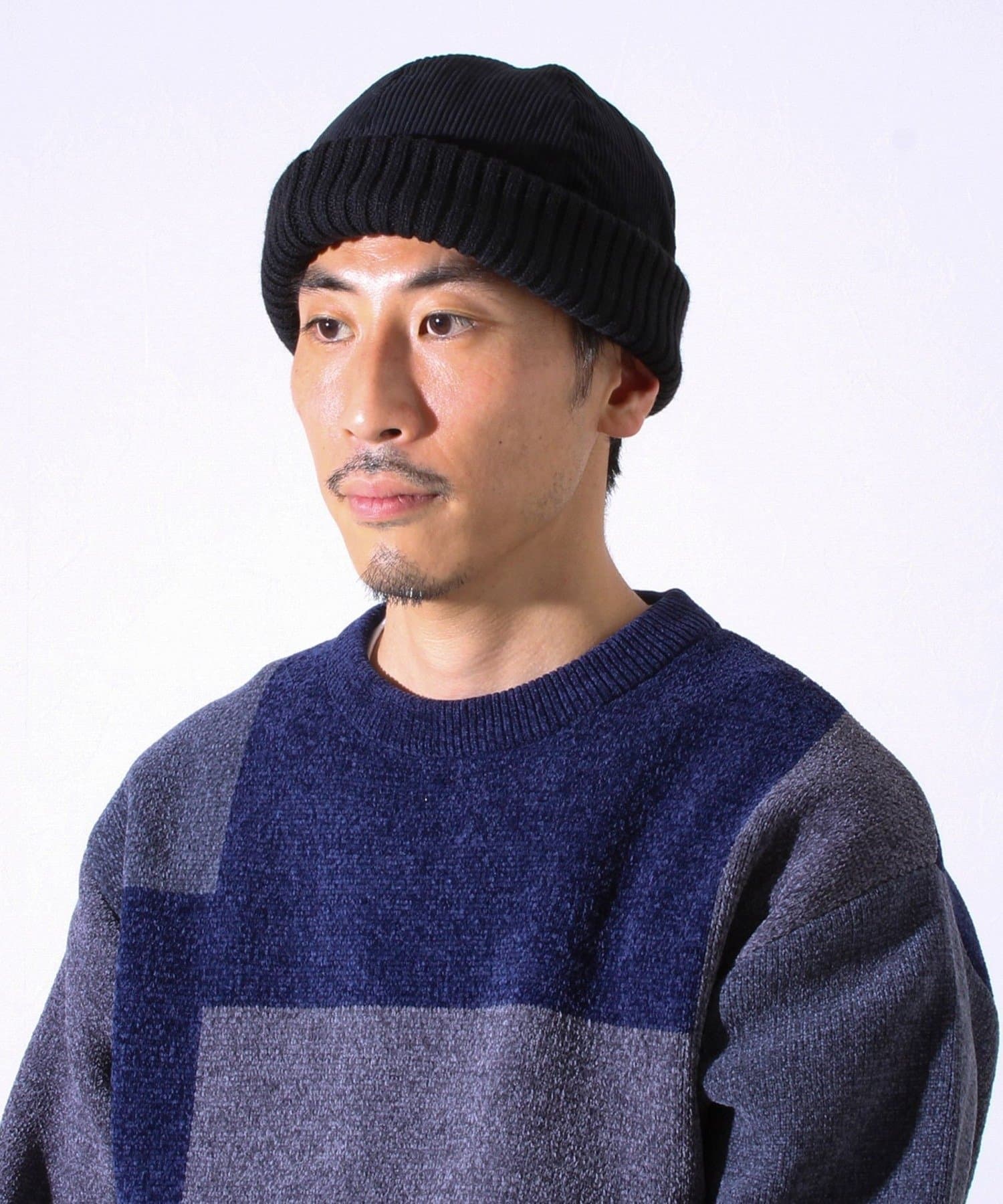 FREDY & GLOSTER(フレディ アンド グロスター) 【GLOSTER/グロスター】コーデュロイ ロールワッチ ニット帽