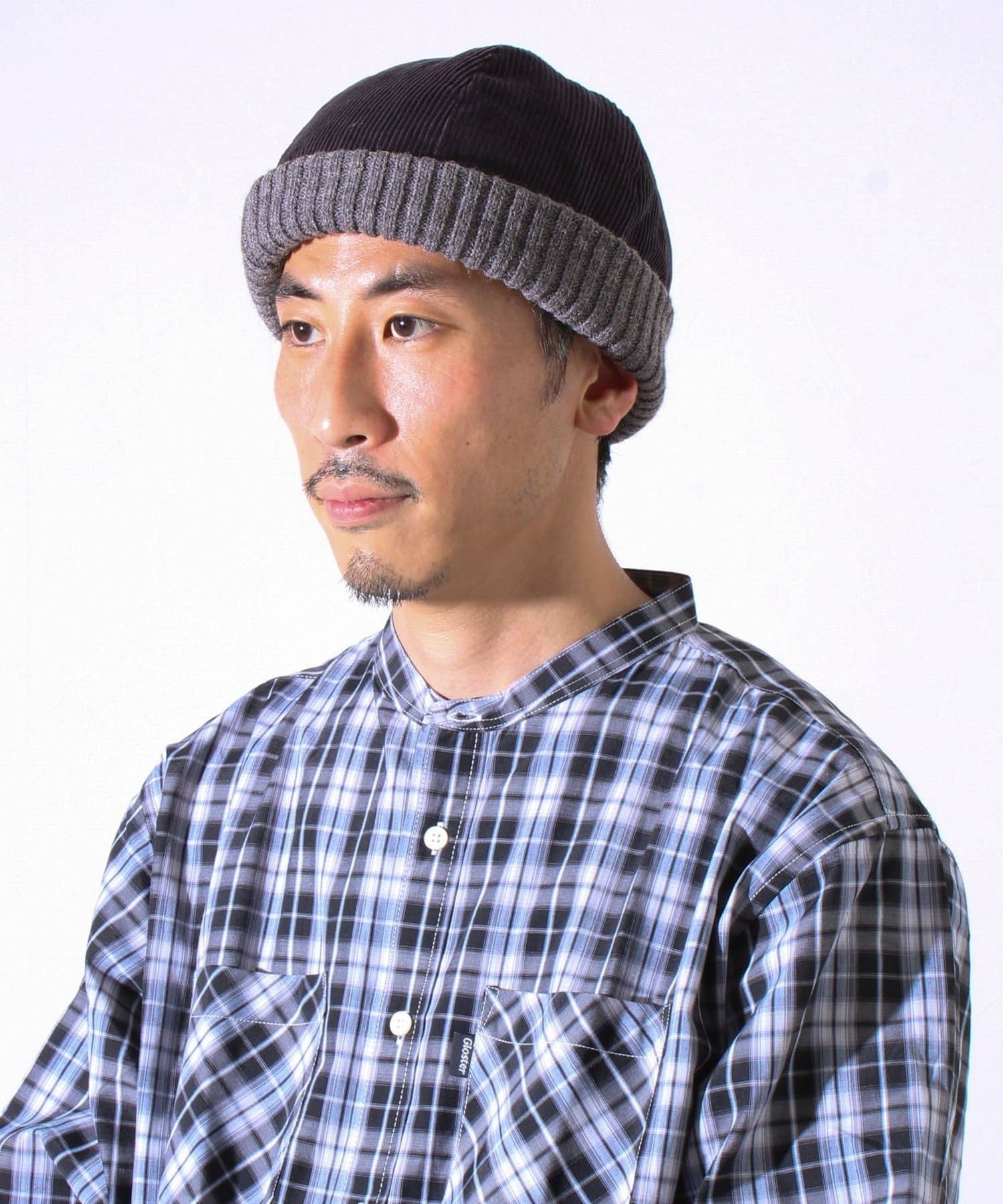 FREDY & GLOSTER(フレディ アンド グロスター) 【GLOSTER/グロスター】コーデュロイ ロールワッチ ニット帽