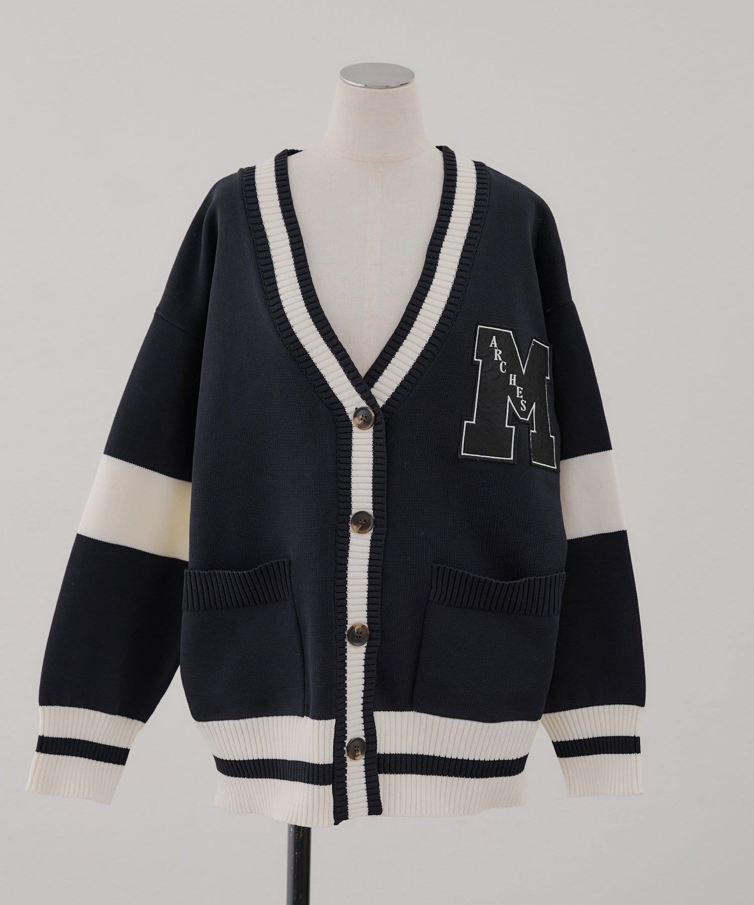 NICE CLAUP / OLIVE des OLIVE OUTLET(ナイスクラップ  / オリーブ デ オリーブ アウトレット) 累計1万枚販売の人気シリーズ！【RMAF】レタードカーデ