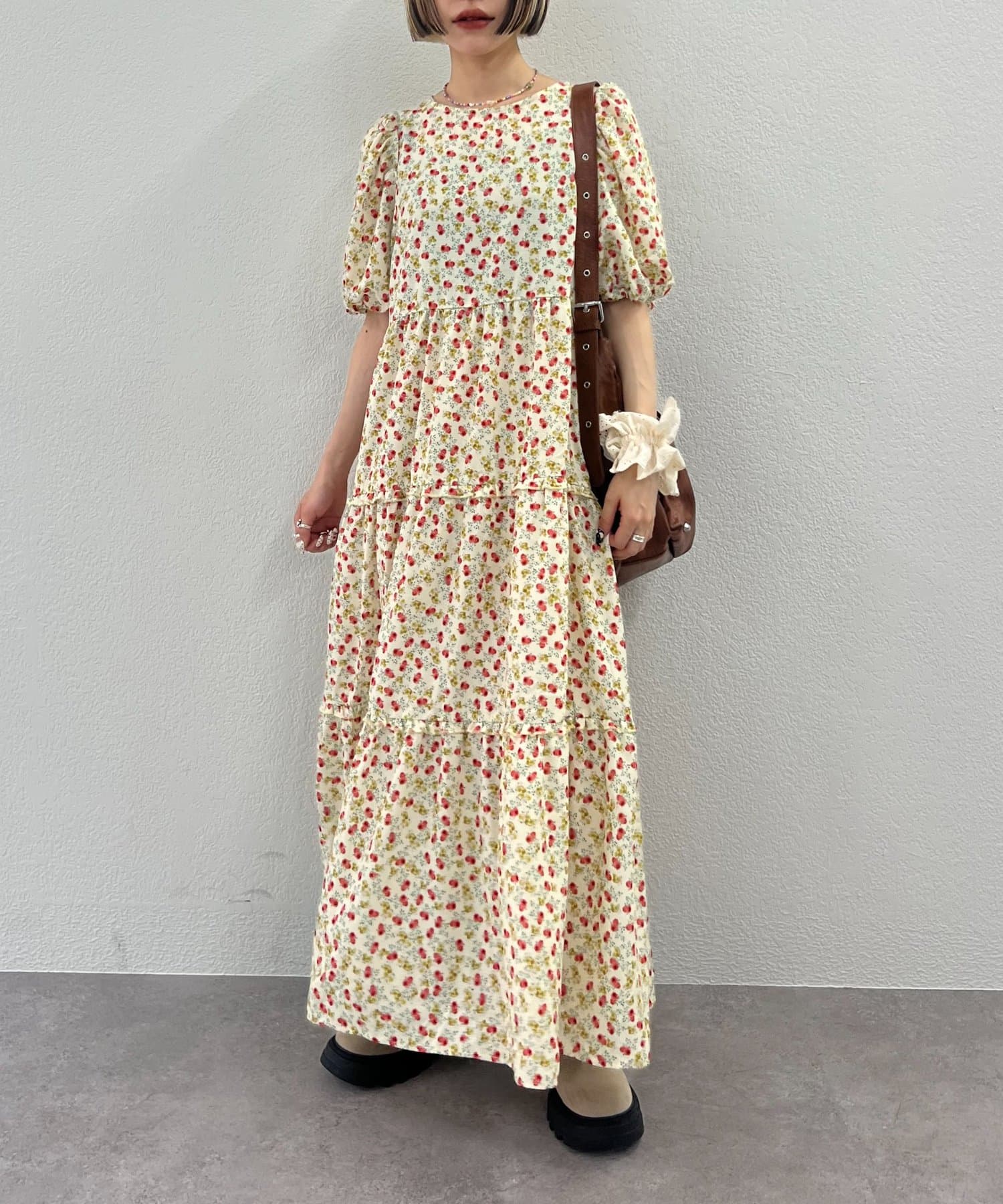 25AW】【セットアイテム】衿付き柄アソートワンピース | w
