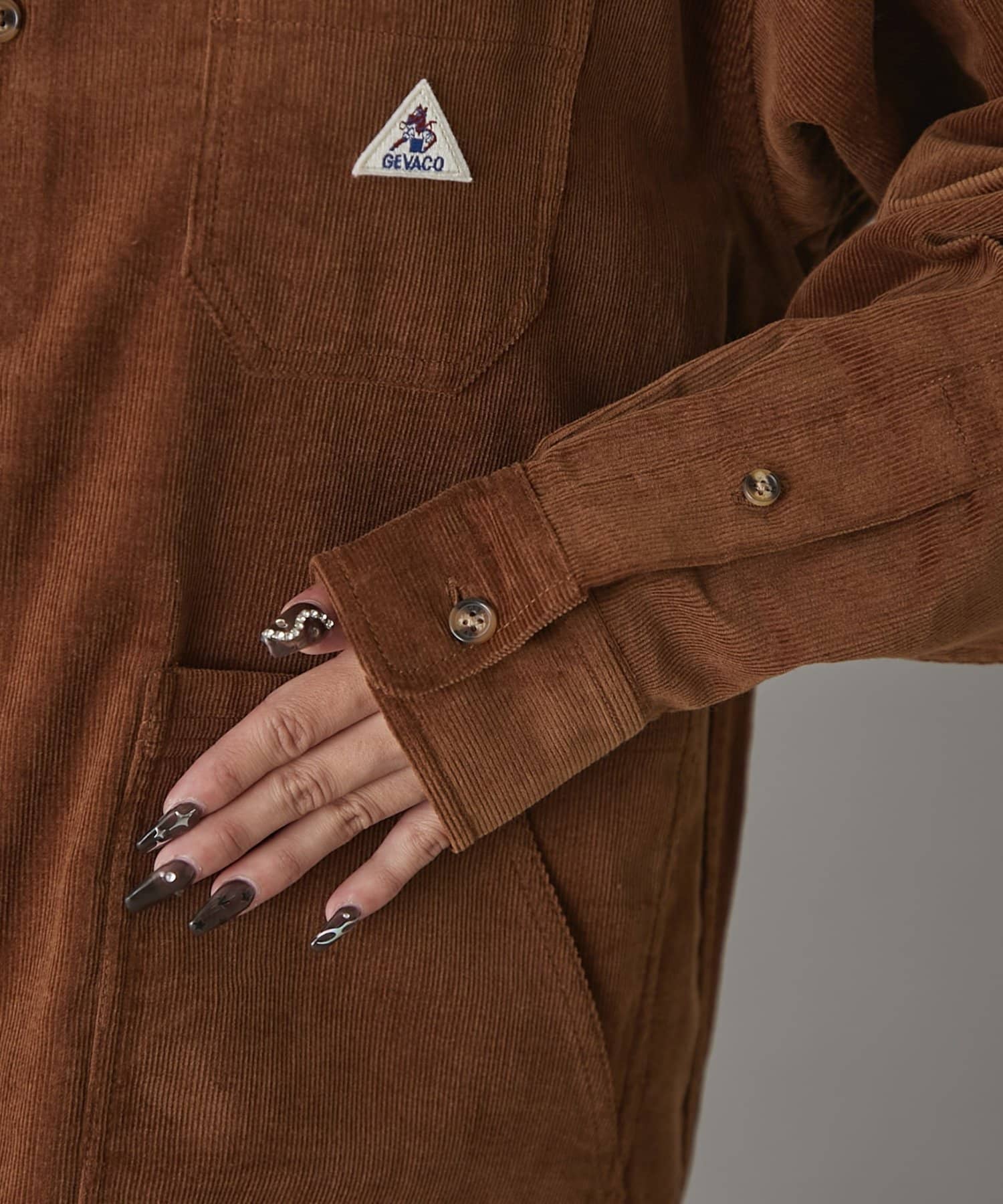 CIAOPANIC TYPY(チャオパニックティピー) 【セットアップ対応】【GEVACO】コーデュロイシャツジャケット
