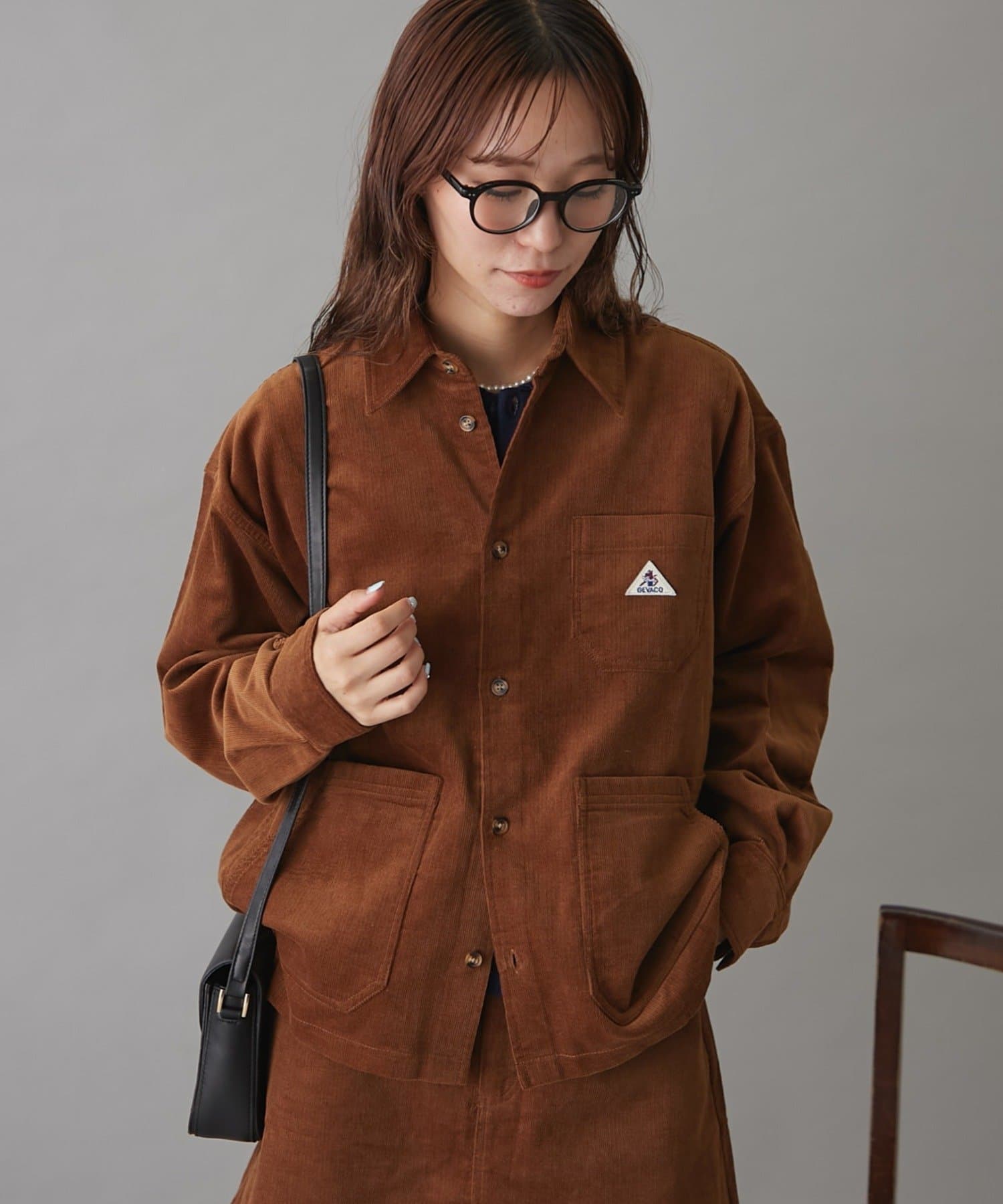 CIAOPANIC TYPY(チャオパニックティピー) GEVACOコーデュロイシャツジャケット