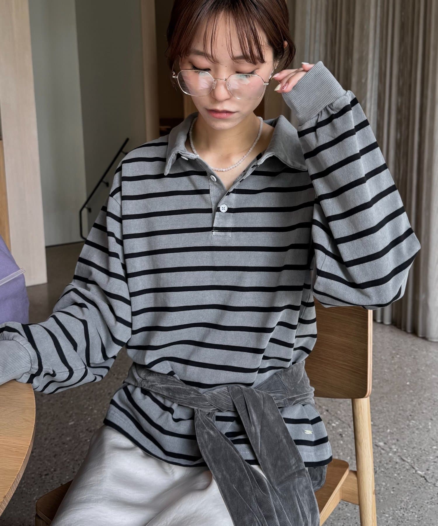 トップス SAYO Saya tops(black)