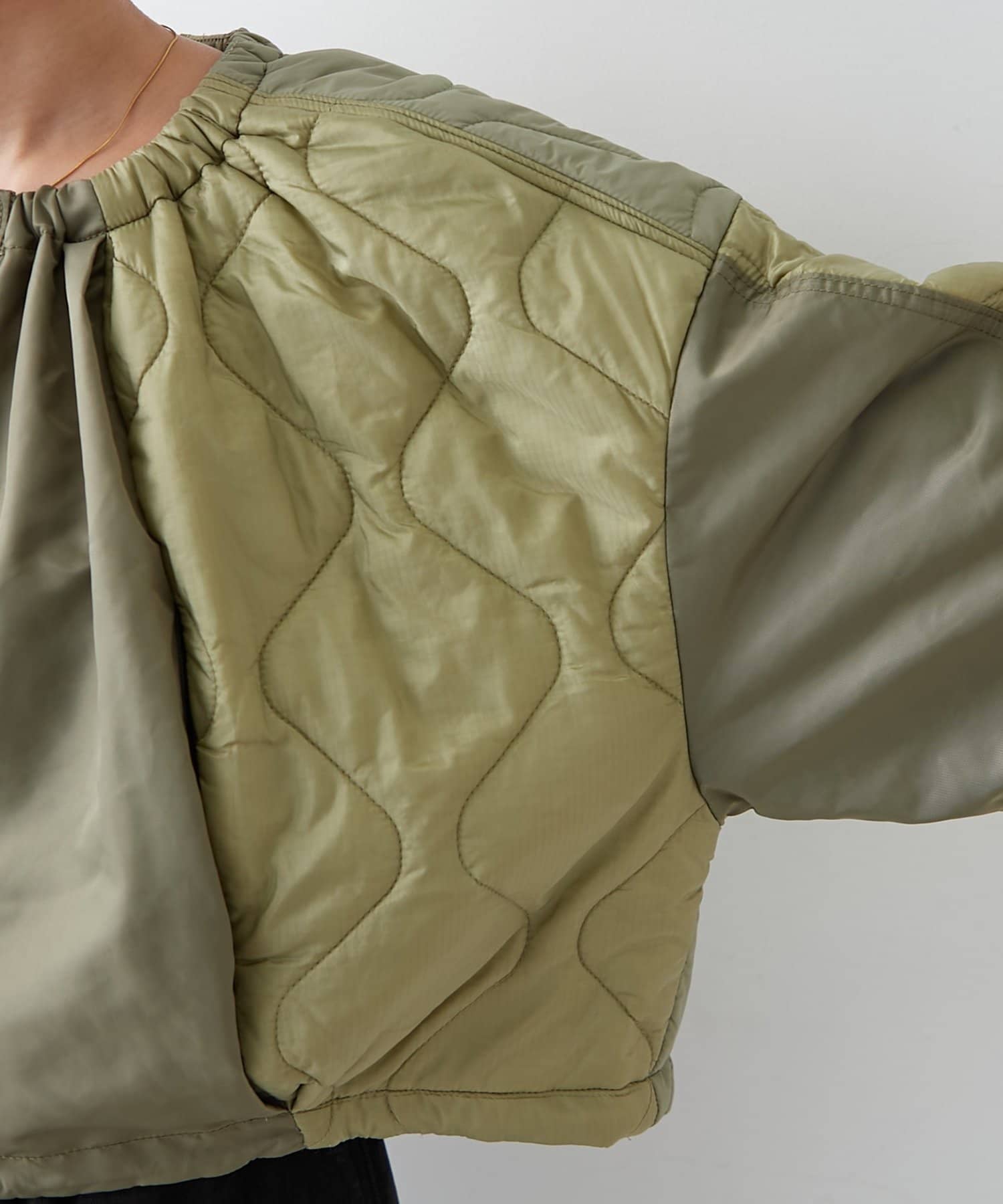 CIAOPANIC TYPY(チャオパニックティピー) 【etsinta】リメイクキルティングコクーンジャケット