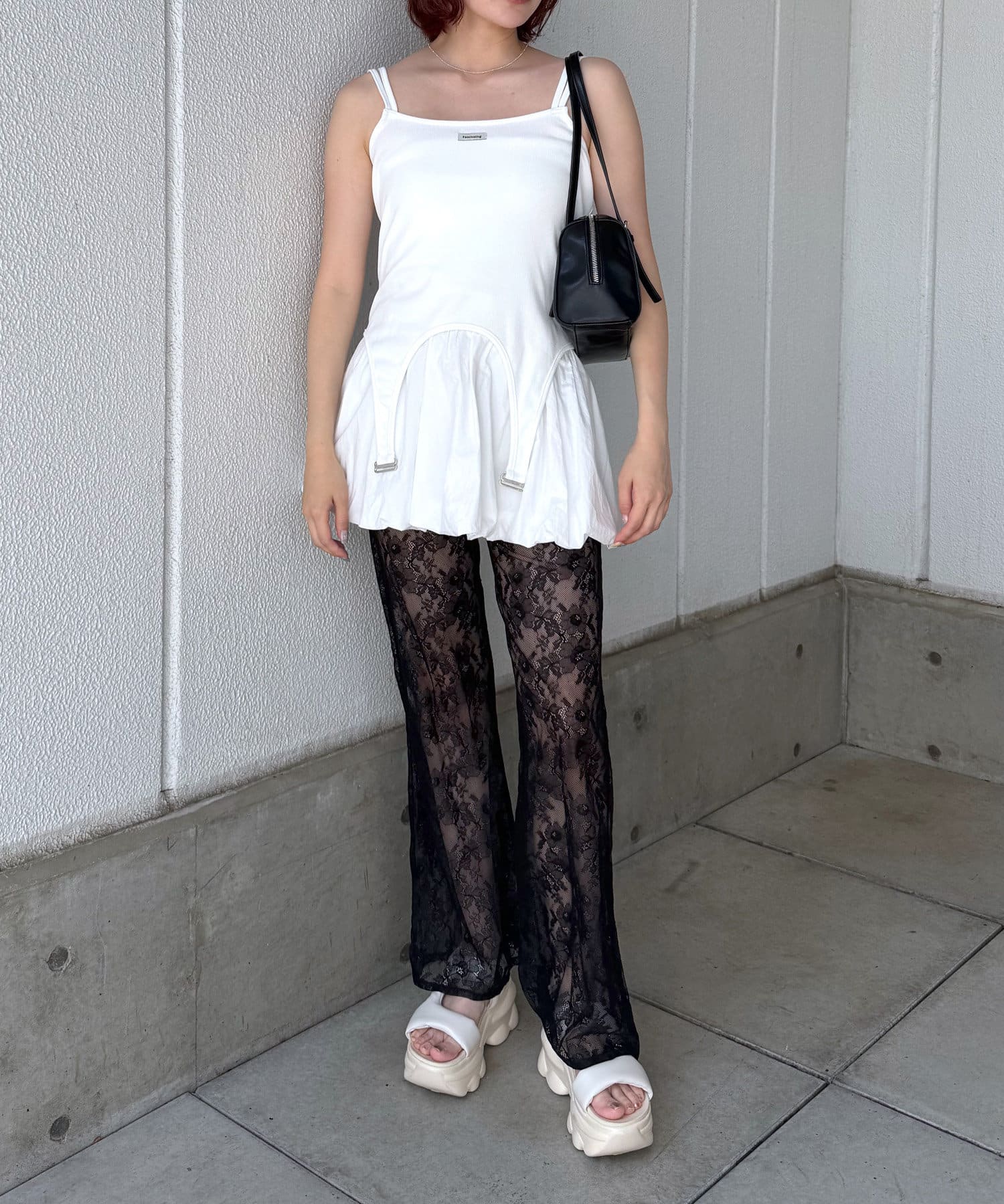 OUTLET(アウトレット) 【mystic】レースパンツ