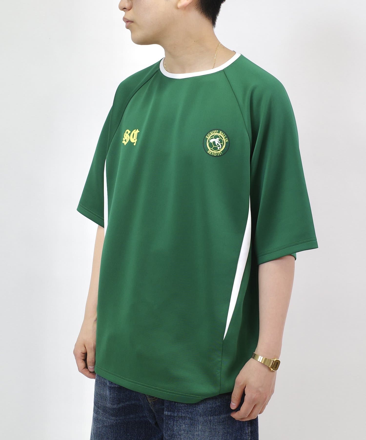 PAL GROUP OUTLET - 【ホワイト】【WHO&#39;S WHO gallery】【Sourcream】サッカーシャツ パル PAL 【WHO'S WHO gallery】【Sourcream】サッカーシャツ