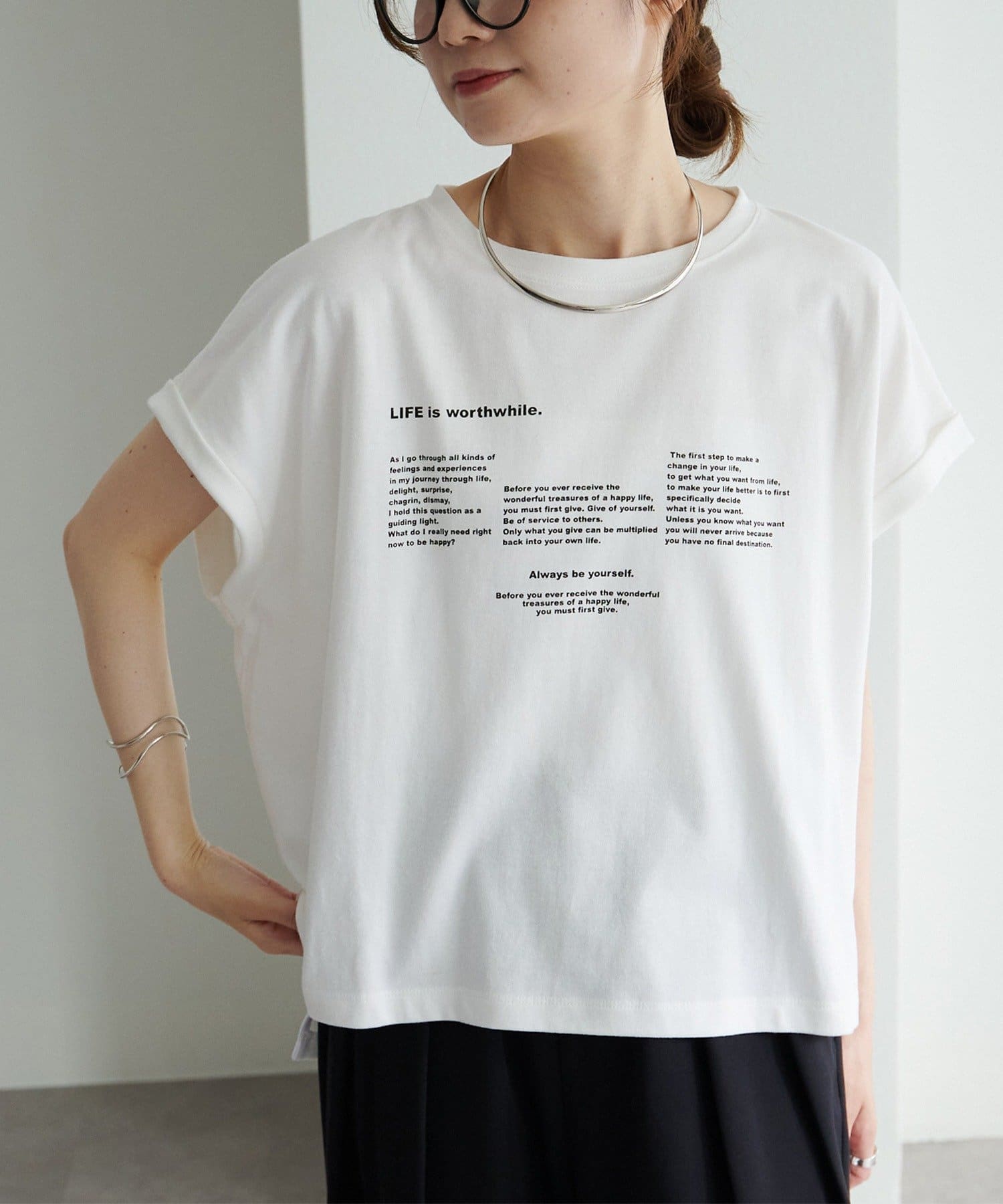 おまとめ　ピュアルセシンバルーンシルエットTシャツチャコールグレーホワイト2点 おまとめ ピュアルセシンバルーンシルエットTシャツ