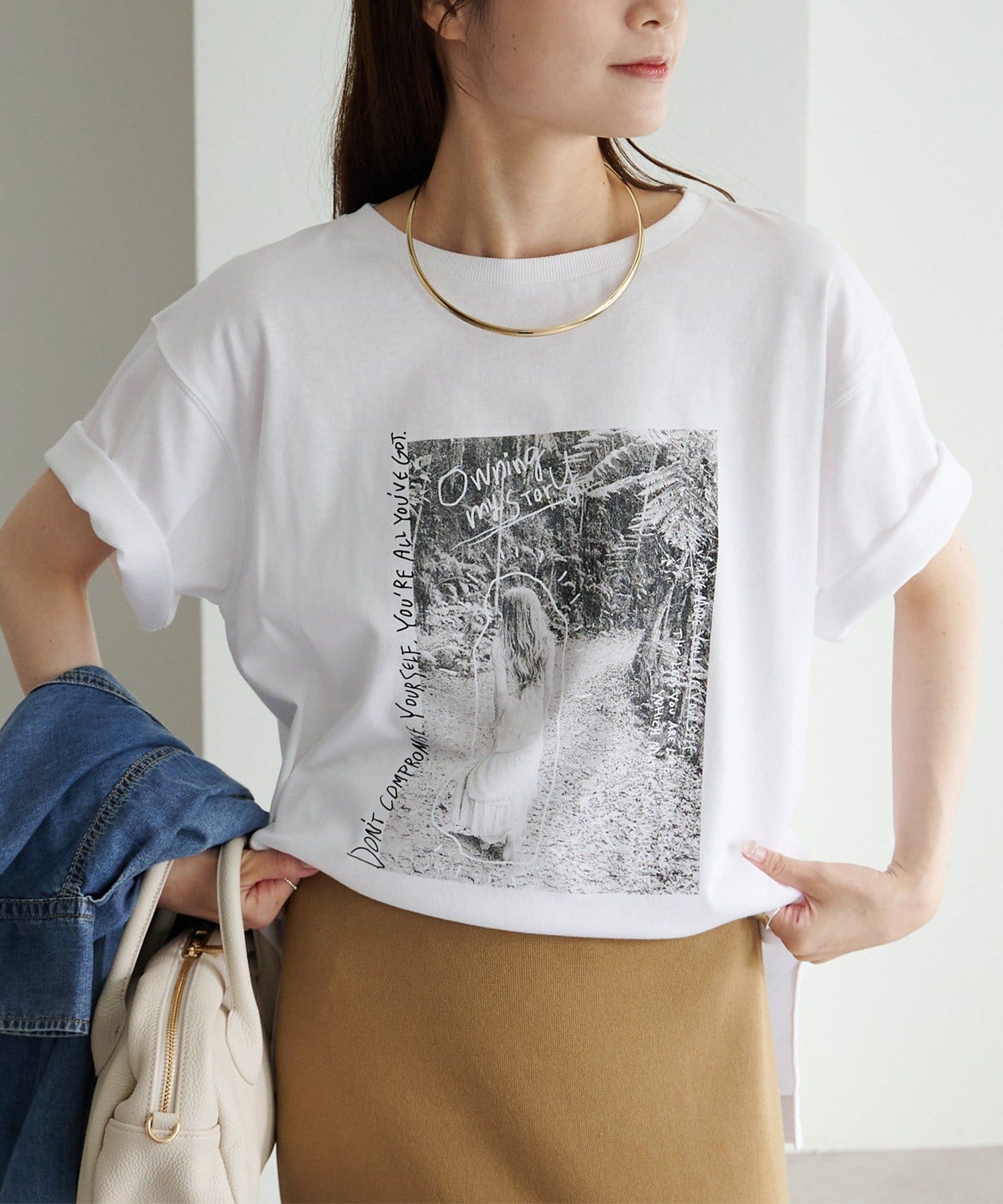 接触冷感+UVカット】フォトプリントTシャツ | PUAL CE CIN