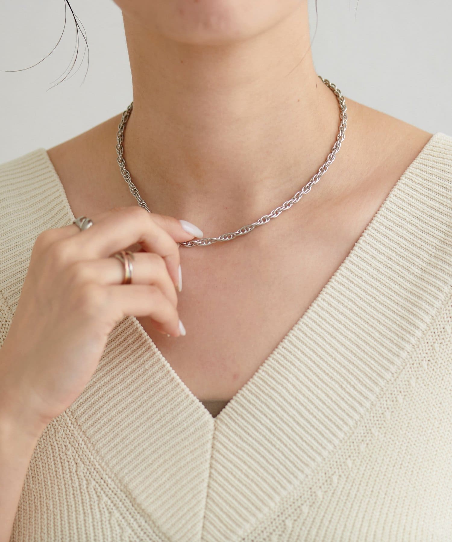 LARUTA(ラルータ) ［Web限定］ツイストチェーンネックレス