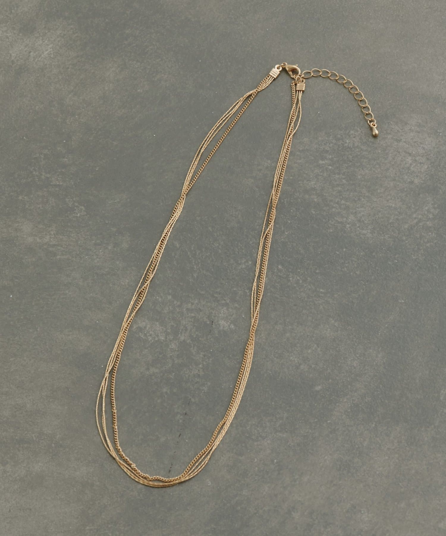 LARUTA(ラルータ) ［Web限定］重ねチェーンネックレス