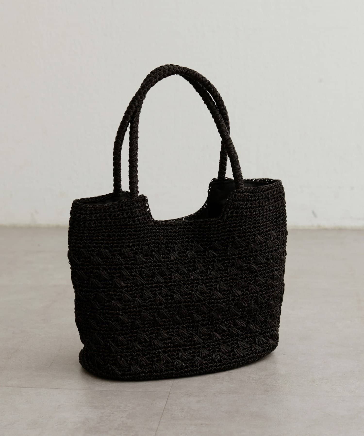 LARUTA(ラルータ) メタリックコード編みトート