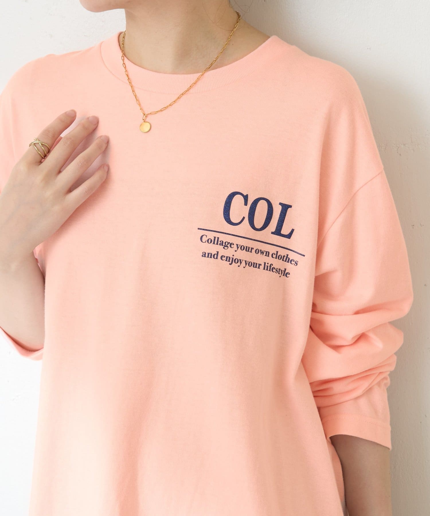 COLLAGE GALLARDAGALANTE(コラージュ ガリャルダガランテ) 【大人のロゴT】COLLAGEロゴロンT