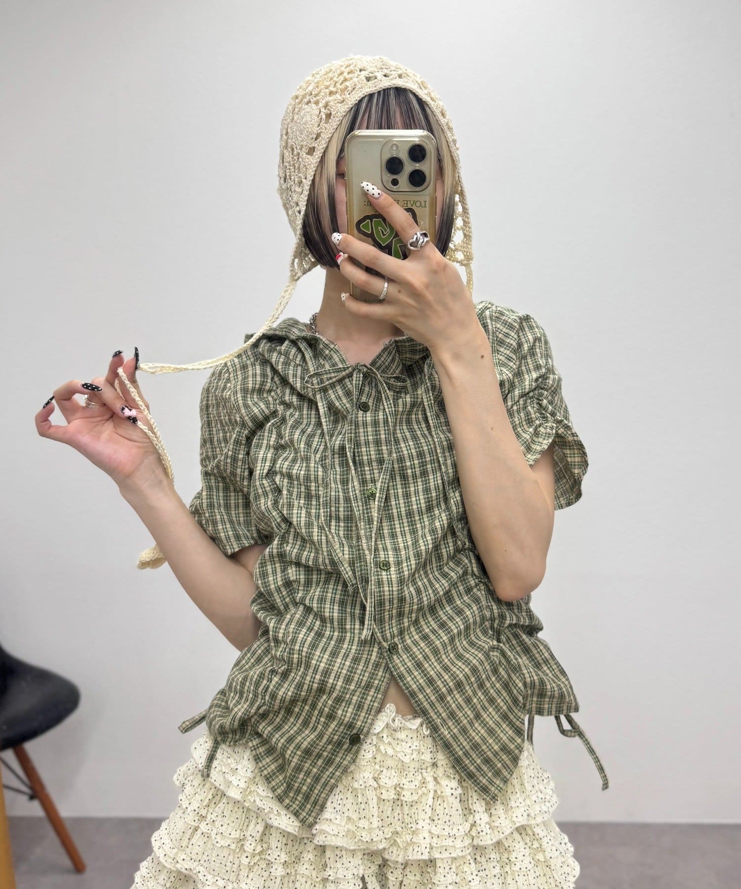 25AW】フーディーチェックシャツ | w closet(ダブルクローゼット