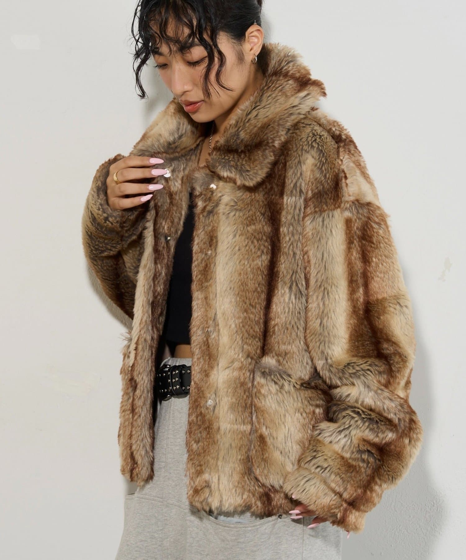 WHO'S WHO gallery 【2サイズ展開】フェイクファージャケット 2サイズ展開/予約】ファージャケット | WHO'S WHO gallery