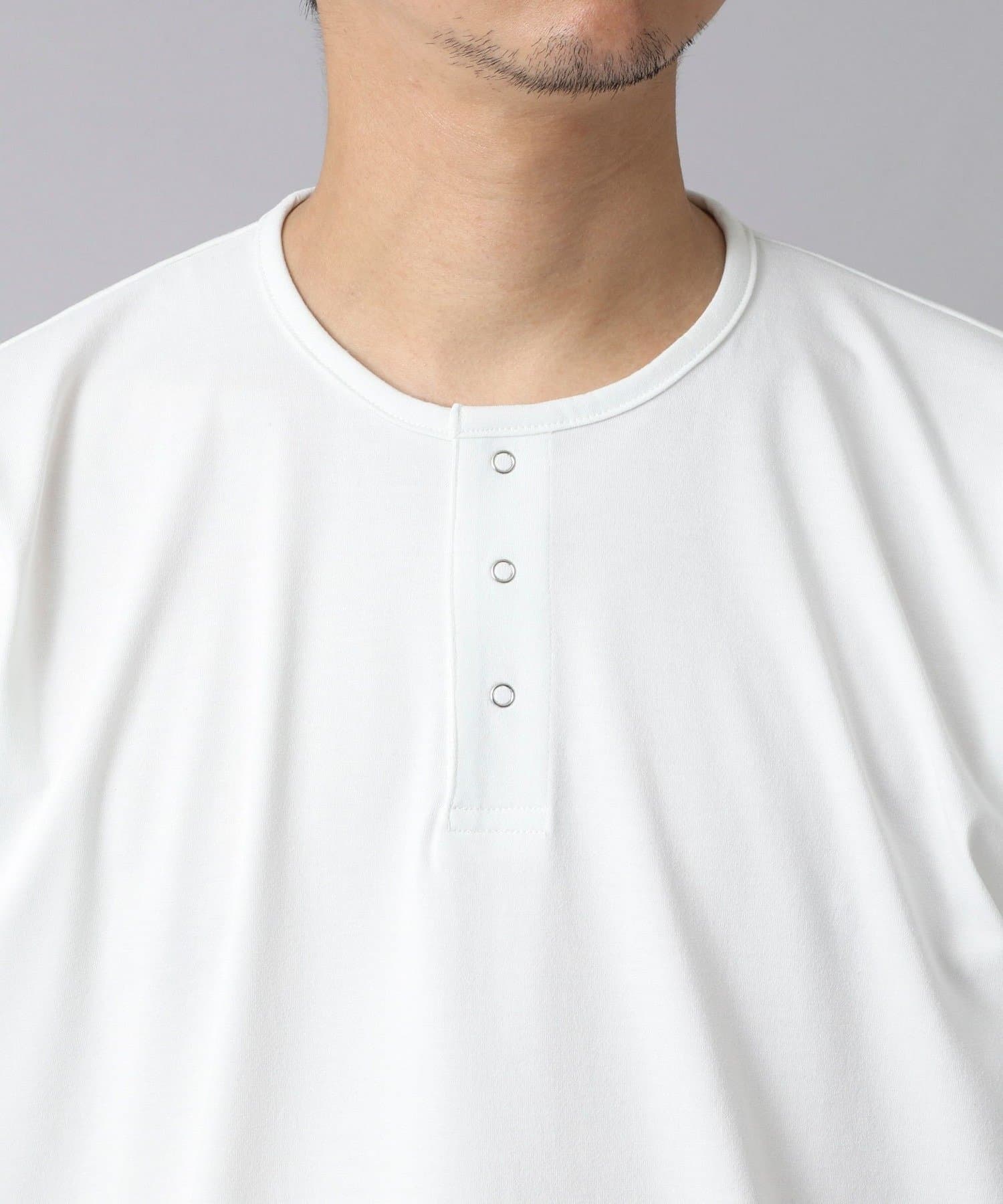 NOLLEY'S(ノーリーズ) 【ACTIVE SECT】《限定展開》UVカット ヘンリーネックTシャツ