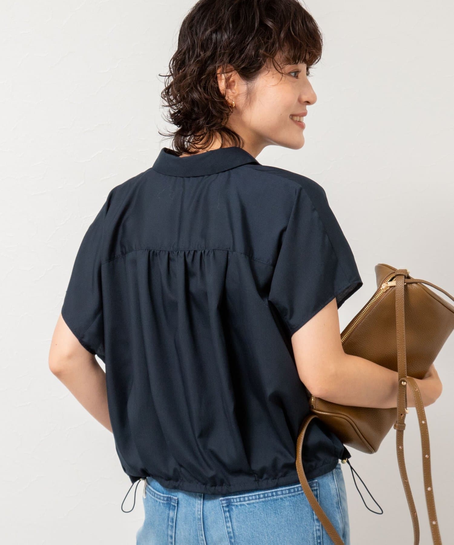 NOLLEY'S(ノーリーズ) ドロストシャツ