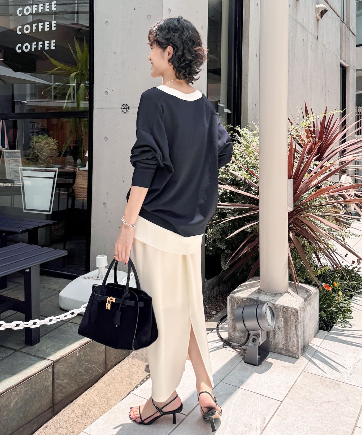 【セットアップ】NOLLEY'S sophi バックサテンジャケット&スカート NOLLEY'S sophi(ノーリーズソフィー）｜NEW ARRIVAL｜NOLLEY'S