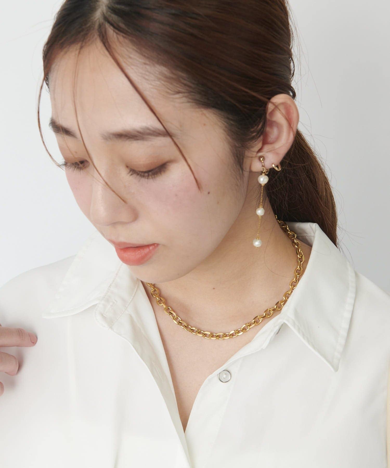 un dix cors(アンディコール) 《デイリーに活躍》ステンレスチェーンネックレス