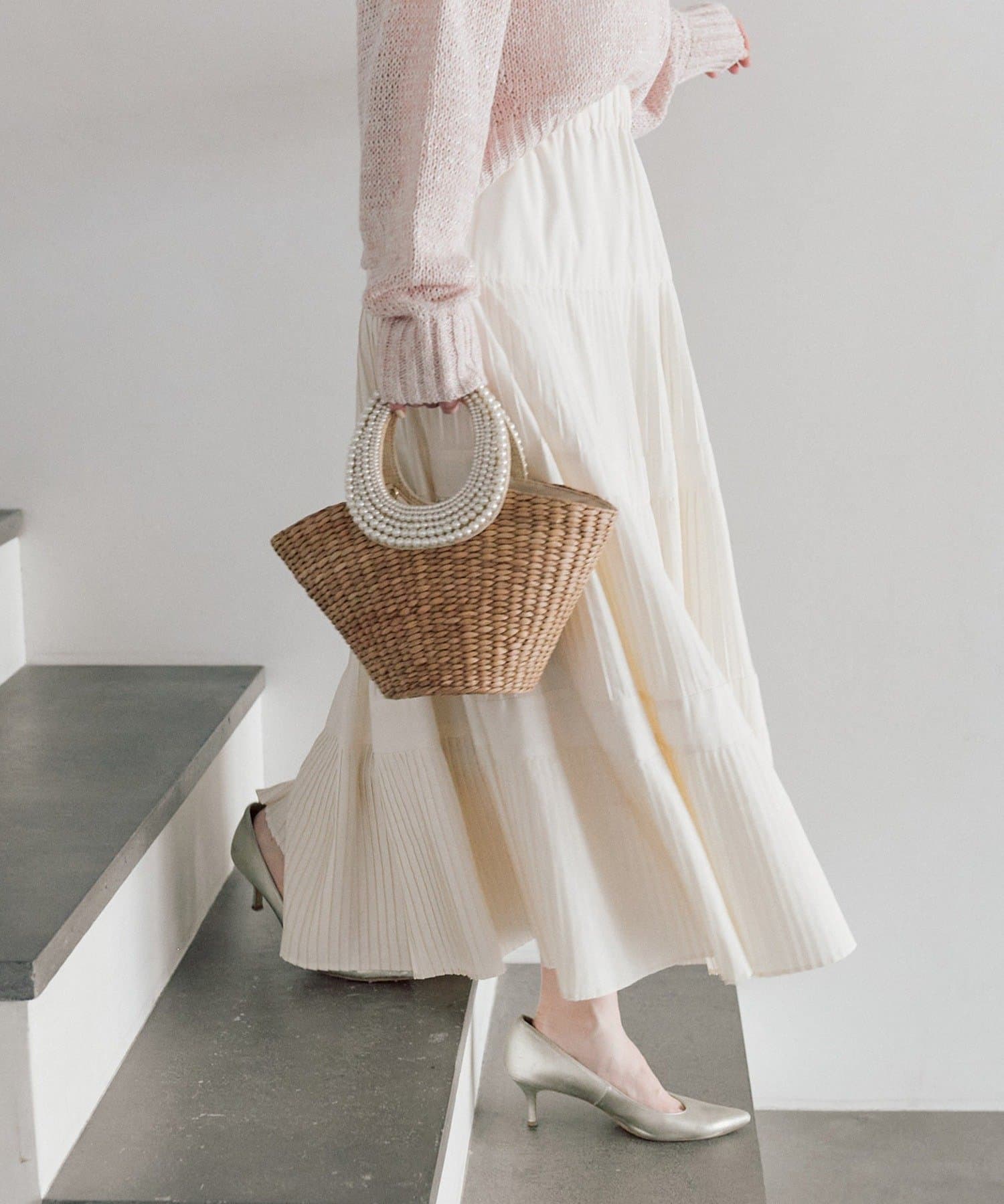 La boutique BonBon(ラブティックボンボン) 【完売カラー復刻！3サイズ展開あり】3段ティアードスカート