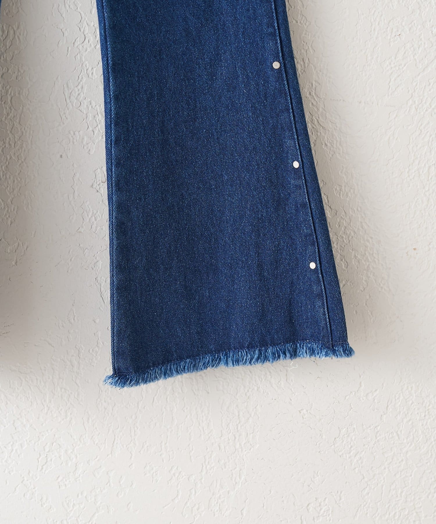 CIAOPANIC TYPY(チャオパニックティピー) 【KIDS】《ジュニアサイズあり》洗えるスタッズフレア柔らかデニム